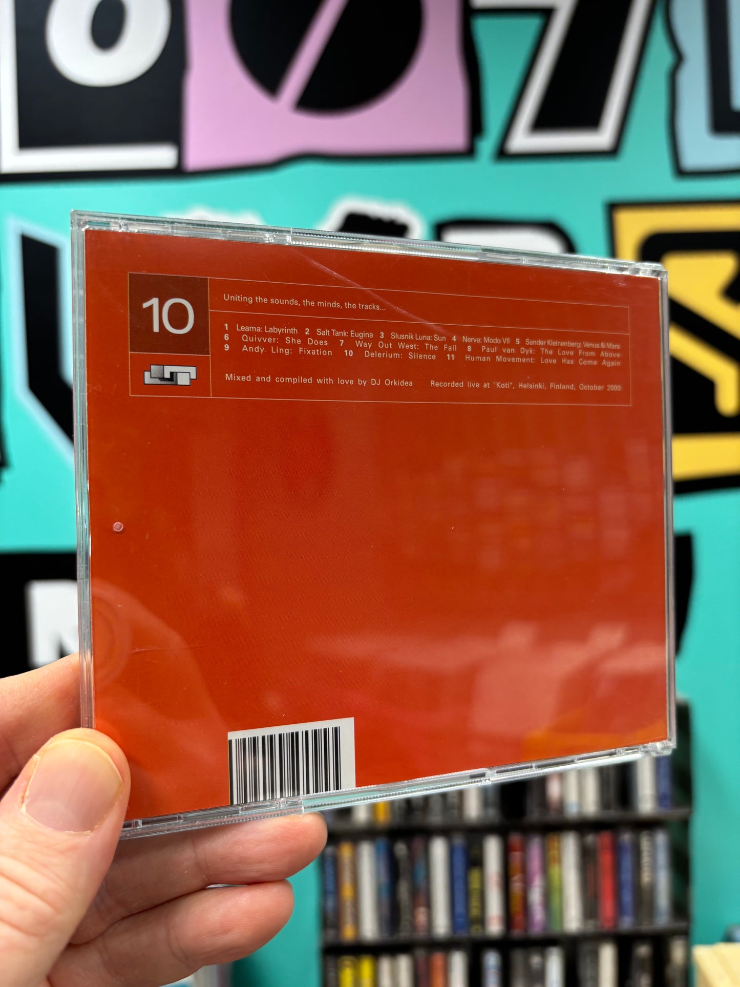 DJ Orkidea: Unity mix Volume.10, CD, Only pressing, Unity Recordings Ltd., Finland 2000