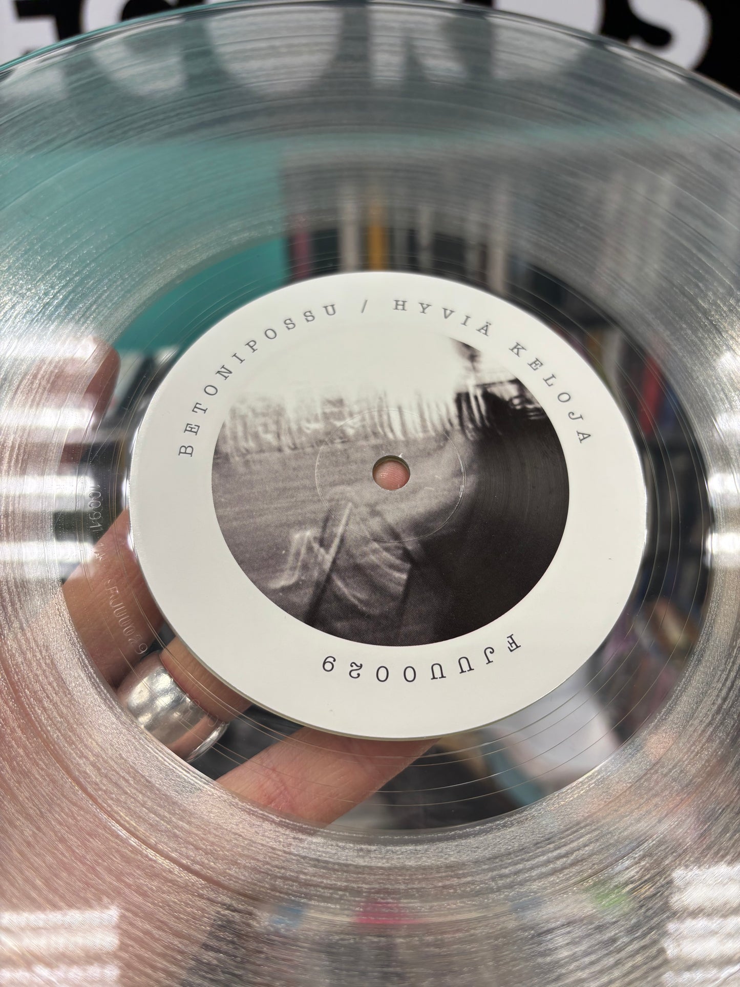 Betonipossu: Hyviä Keloja, LP, 1st pressing, Only official vinyl pressing, Limited Edition, Numbered, Clear, Fjuu Records, Finland 2014