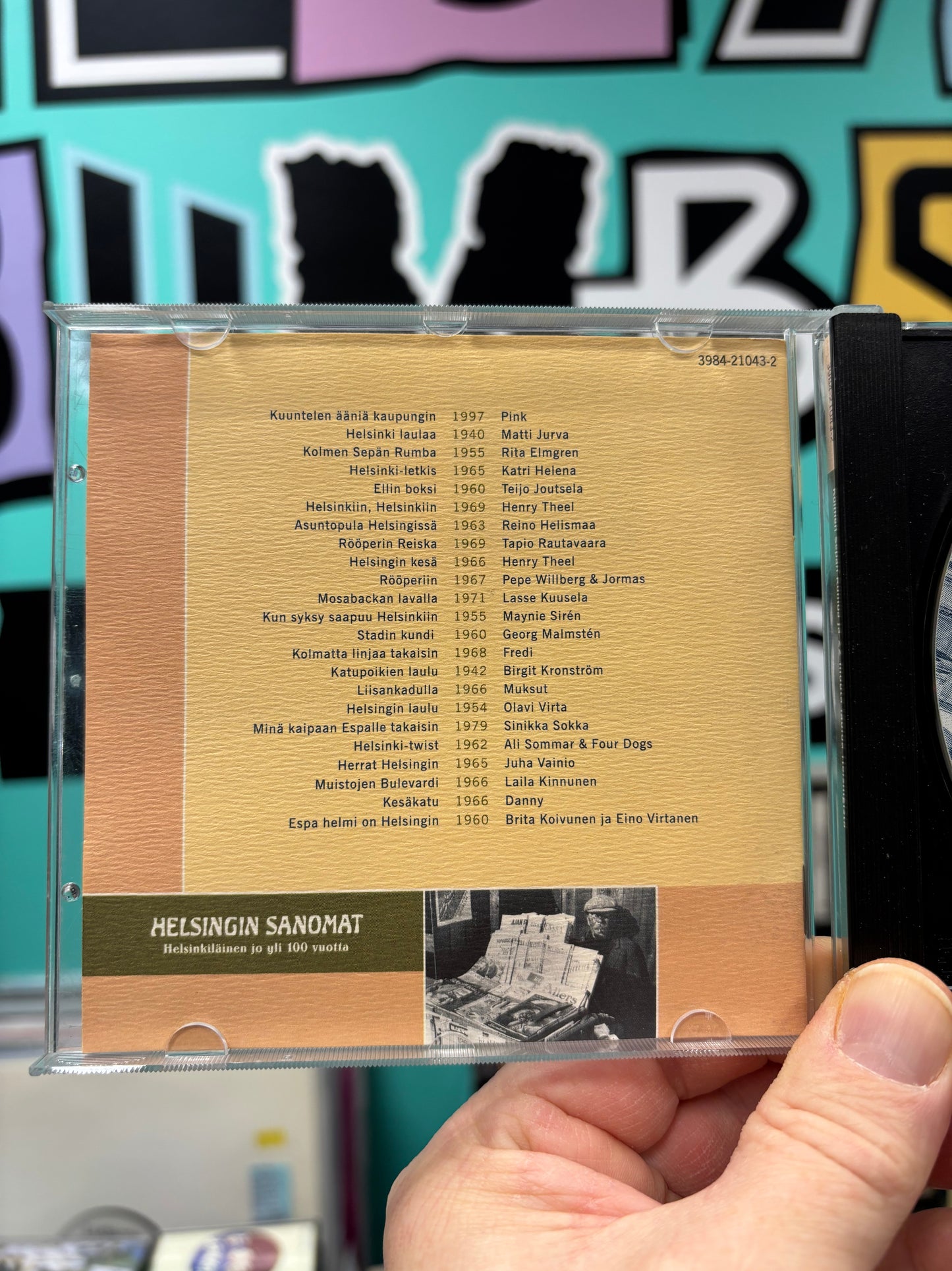 Kolmen Sepän Rumba ja 22 muuta laulua Helsingistä, CD, Only pressing, Compilation, Fazer Records, Finland 1997