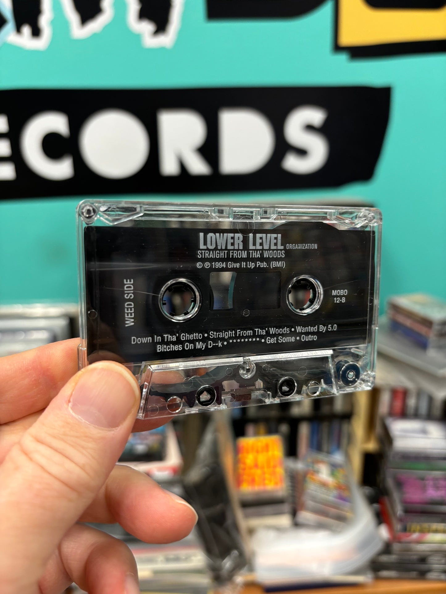 Lower Level Organization: Straight From Tha’ Woods, C-cassette, 1st pressing, Mobo Records, US 1994