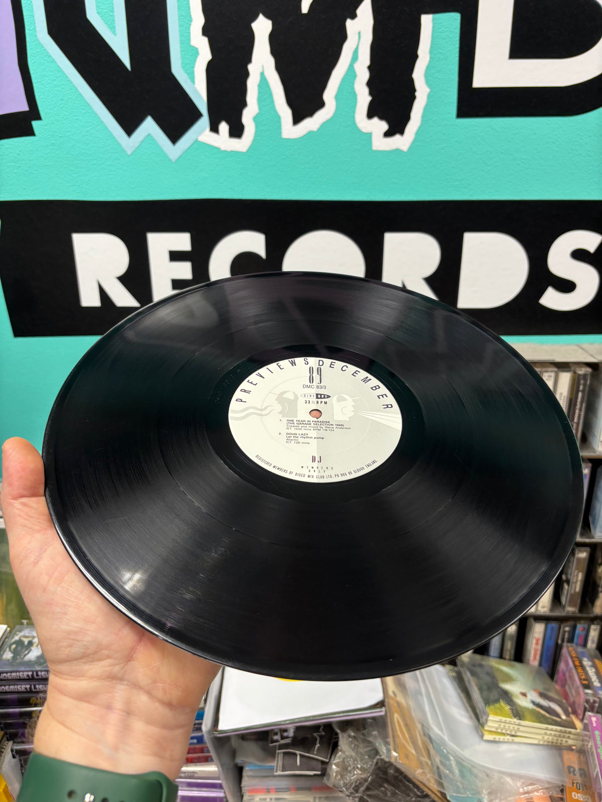 DMC - December 89 - Previews, 12inch, Only pressing, DMC, UK 1989