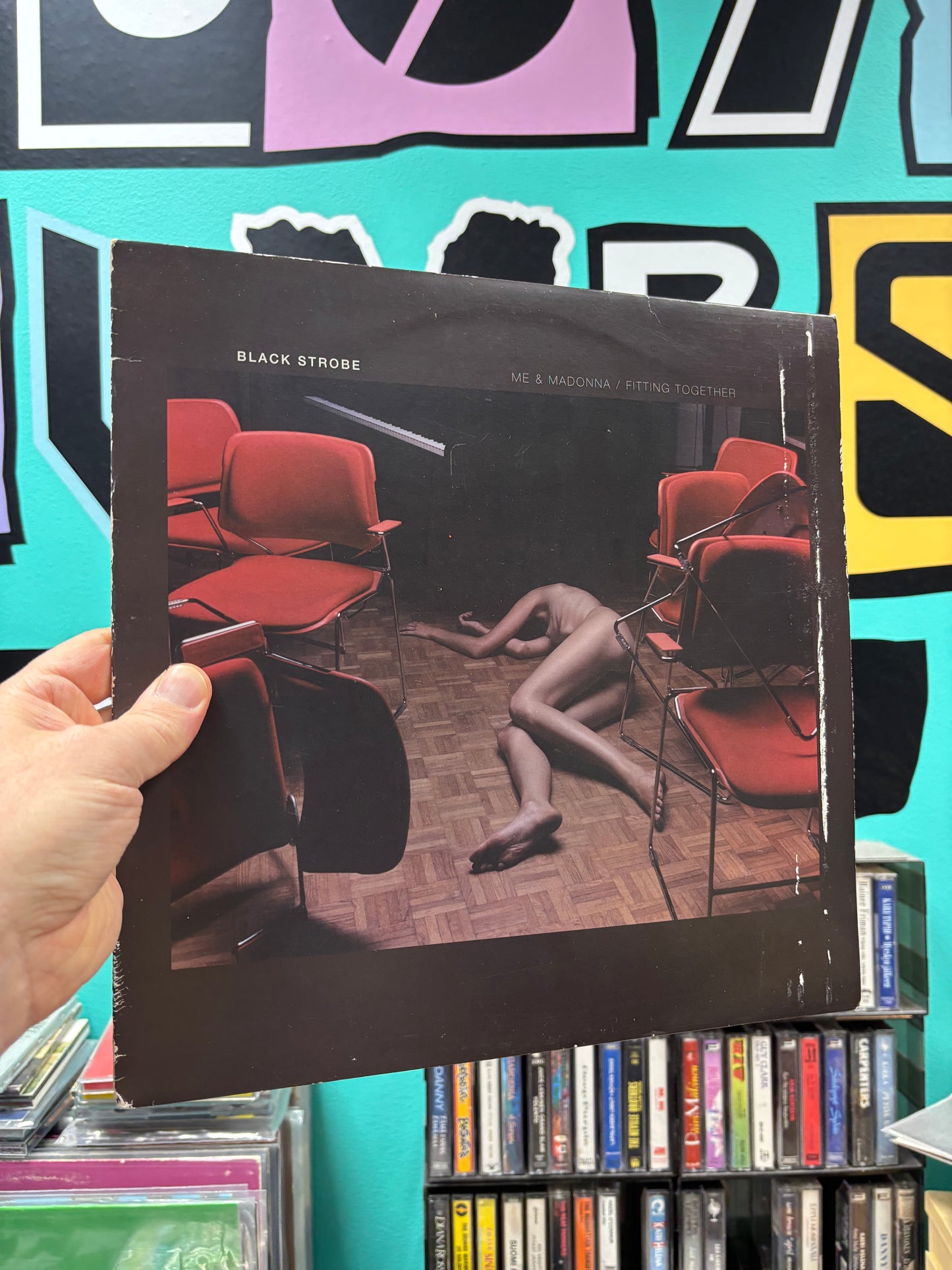 Black Strobe: Me & Madonna/Fitting Together, 12inch, 1st pressing, Output, UK 2002