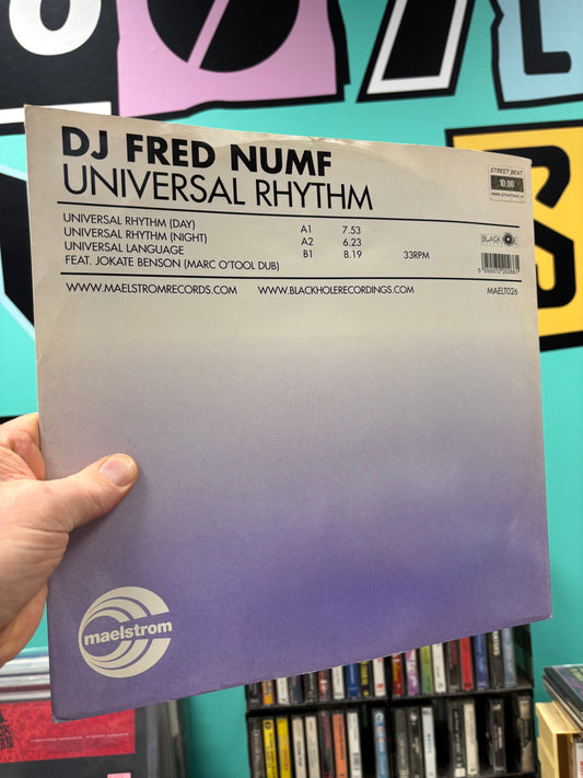 DJ Fred Numf: Universal Rhythm, 12inch, Only official pressing, Maelstrom Records, UK 2003