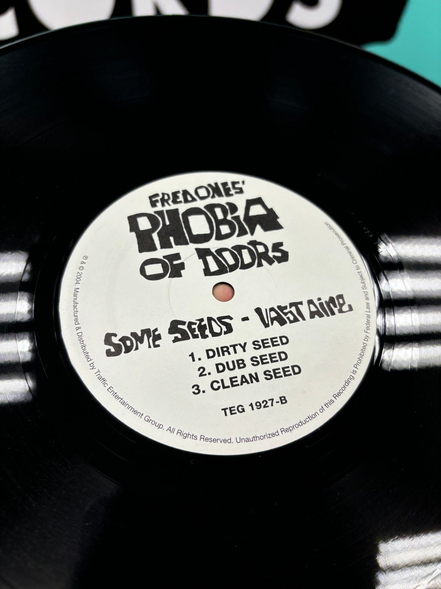 Fred Ones: Phobia Of Doors, 12inch, Only pressing, Traffic Entertainment Group, US 2004