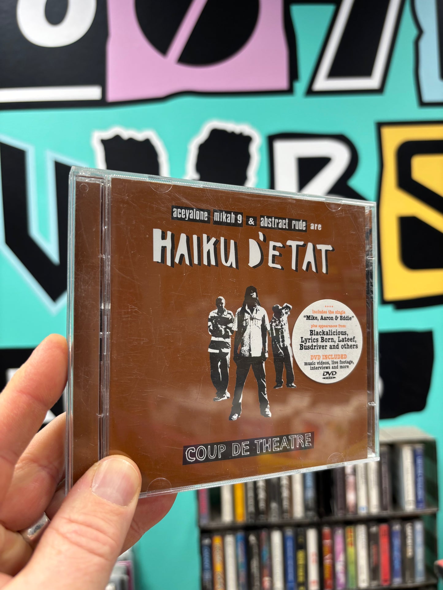 Haiku D’Etat (Aceyalone, Mikah 9 & Abstract Rule): Coup De Theatre, CD, DVD, Decon, Project Blowed, Europe 2004