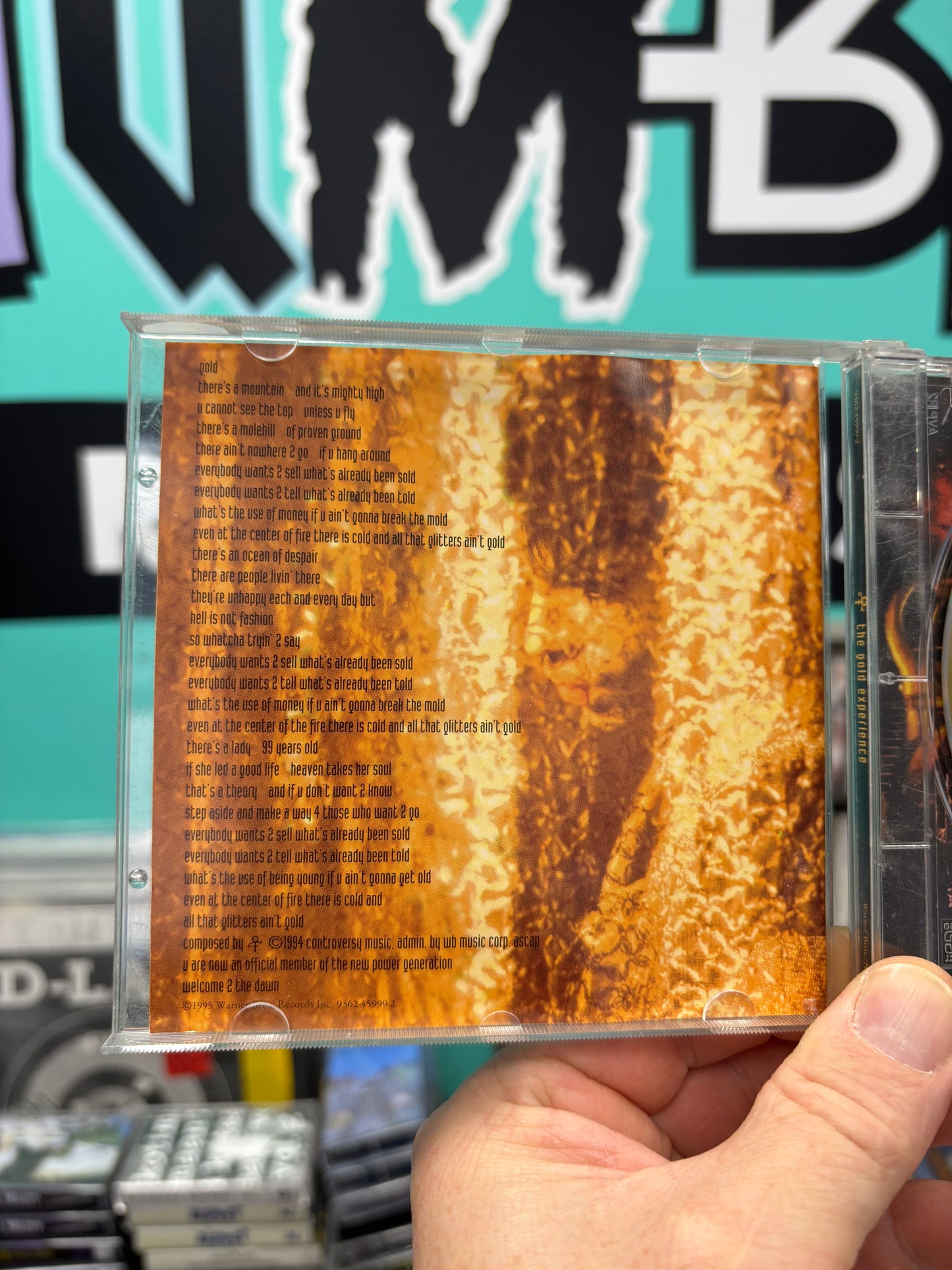 Symbol, The Artist (Formerly Known as Prince): The Gold Experience, CD, Warner Bros. Records, NPG Records, Europe 1995