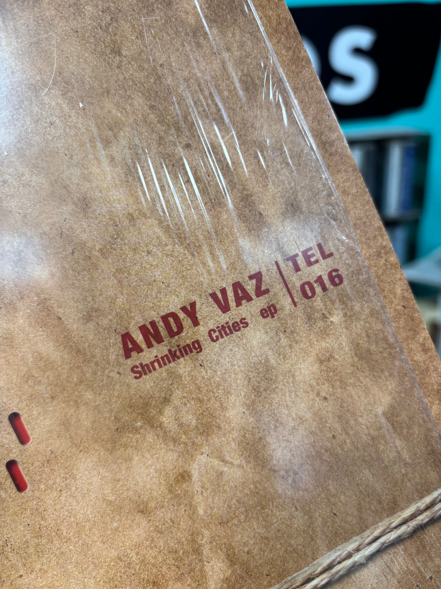 Andy Vaz: Shrinking Cities EP, 12inch, Only official pressing, Telegraph, France 2004