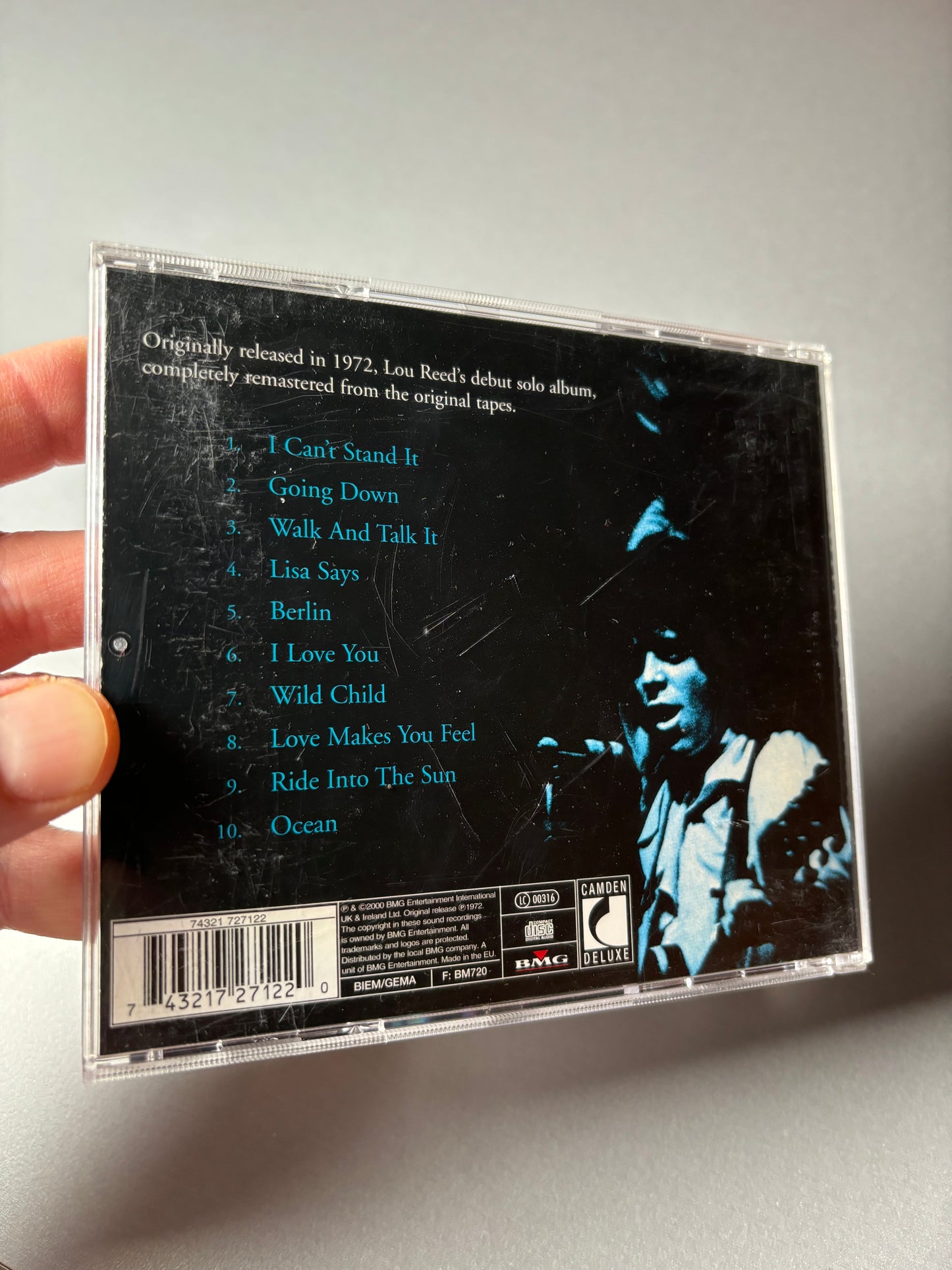 Lou Reed: Lou Reed, CD, reissue, remastered, Camden Deluxe, BMG, UK & Ireland 2000