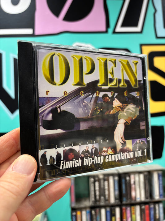 Open Records Presents: Finnish Hip-Hop Compilation Vol. 1, CD, Only pressing, Open Records, SNS Productions, Finland 1998