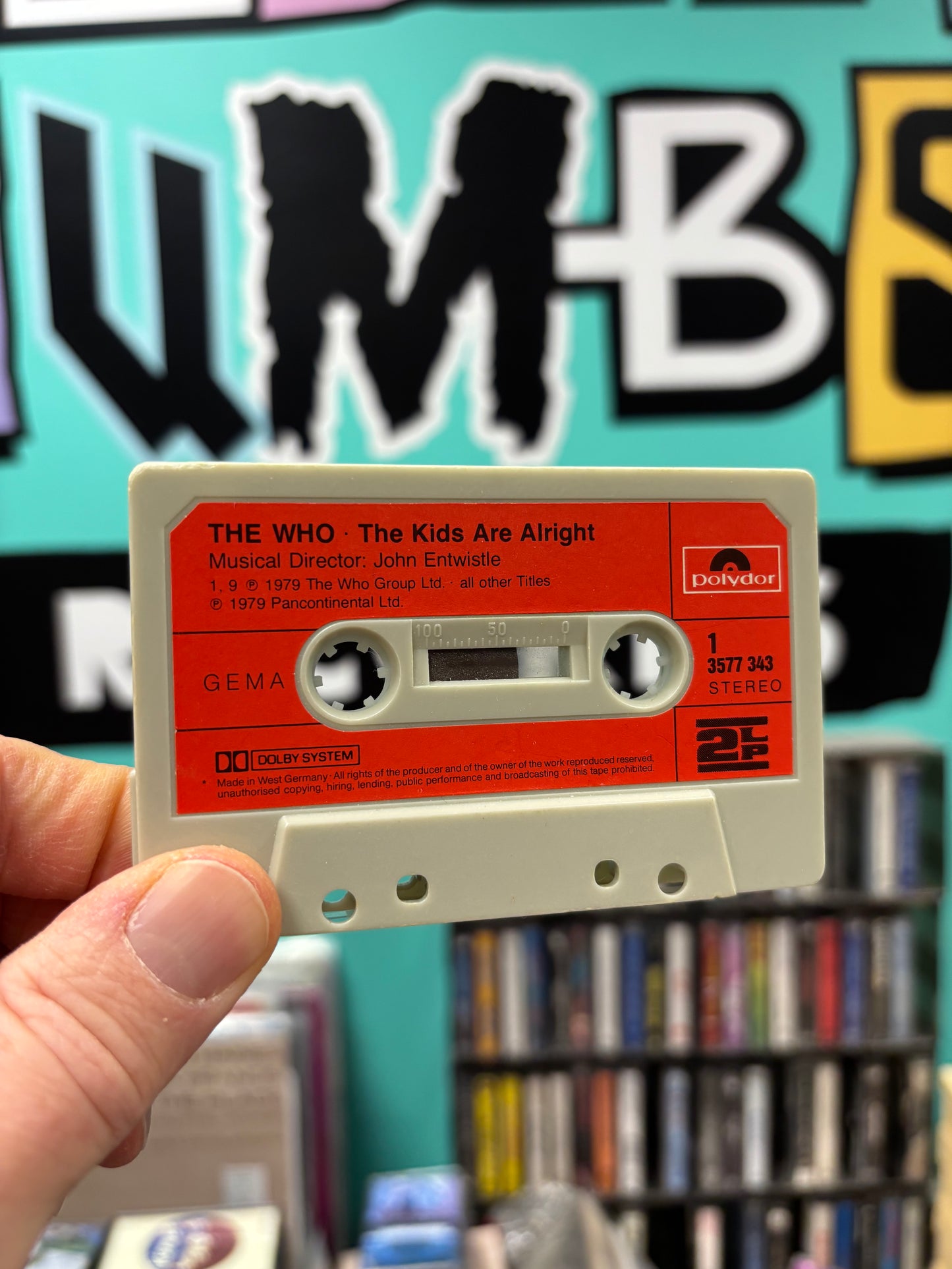 The Who: The Kids Are Alright (Music From The Soundtrack Of The Movie), cassette, Polydor, Germany 1979