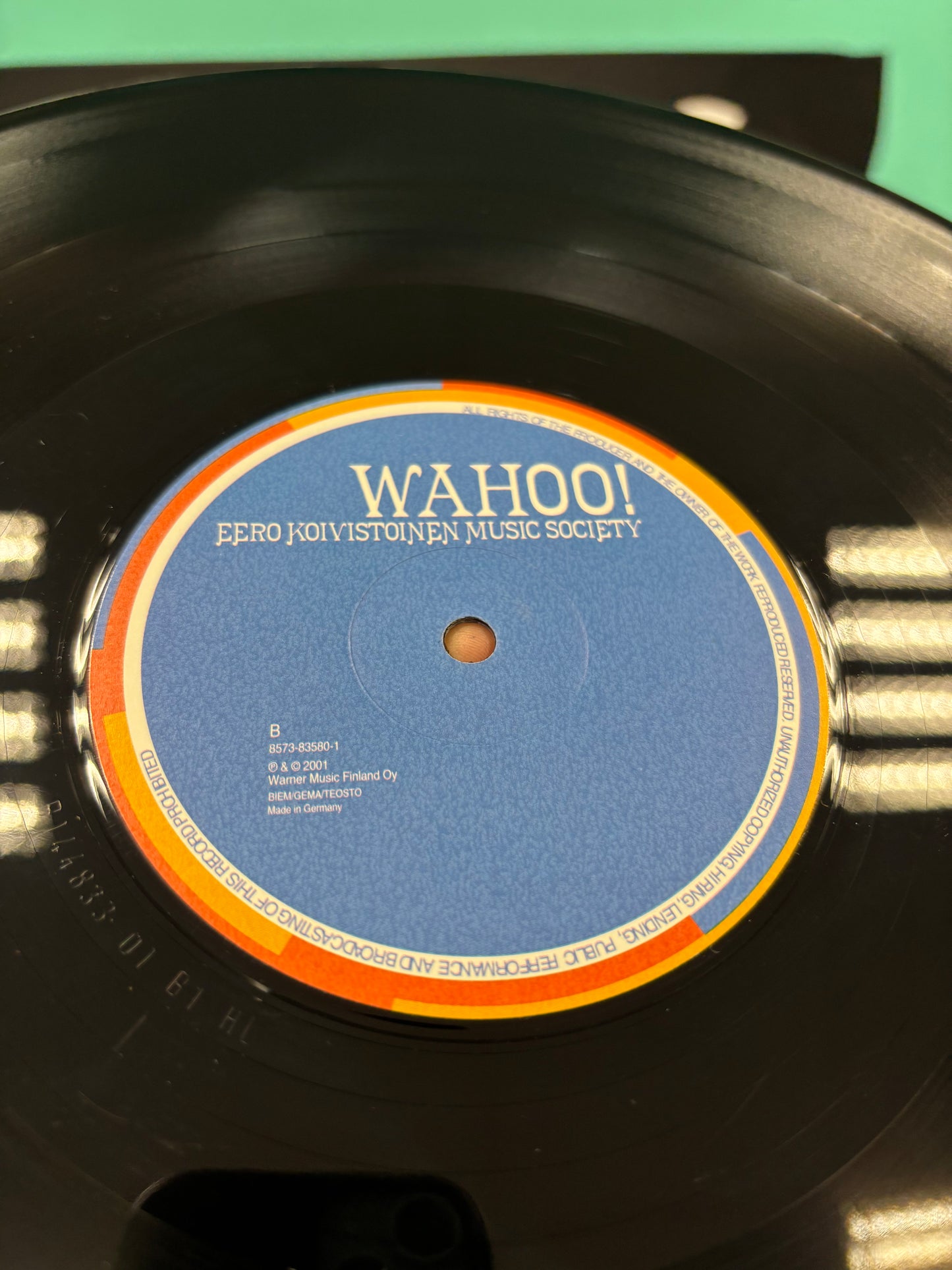 Eero Koivistoinen Music Society: Wahoo!, reissue, LP, Warner Music Finland Oy, Finland 2001