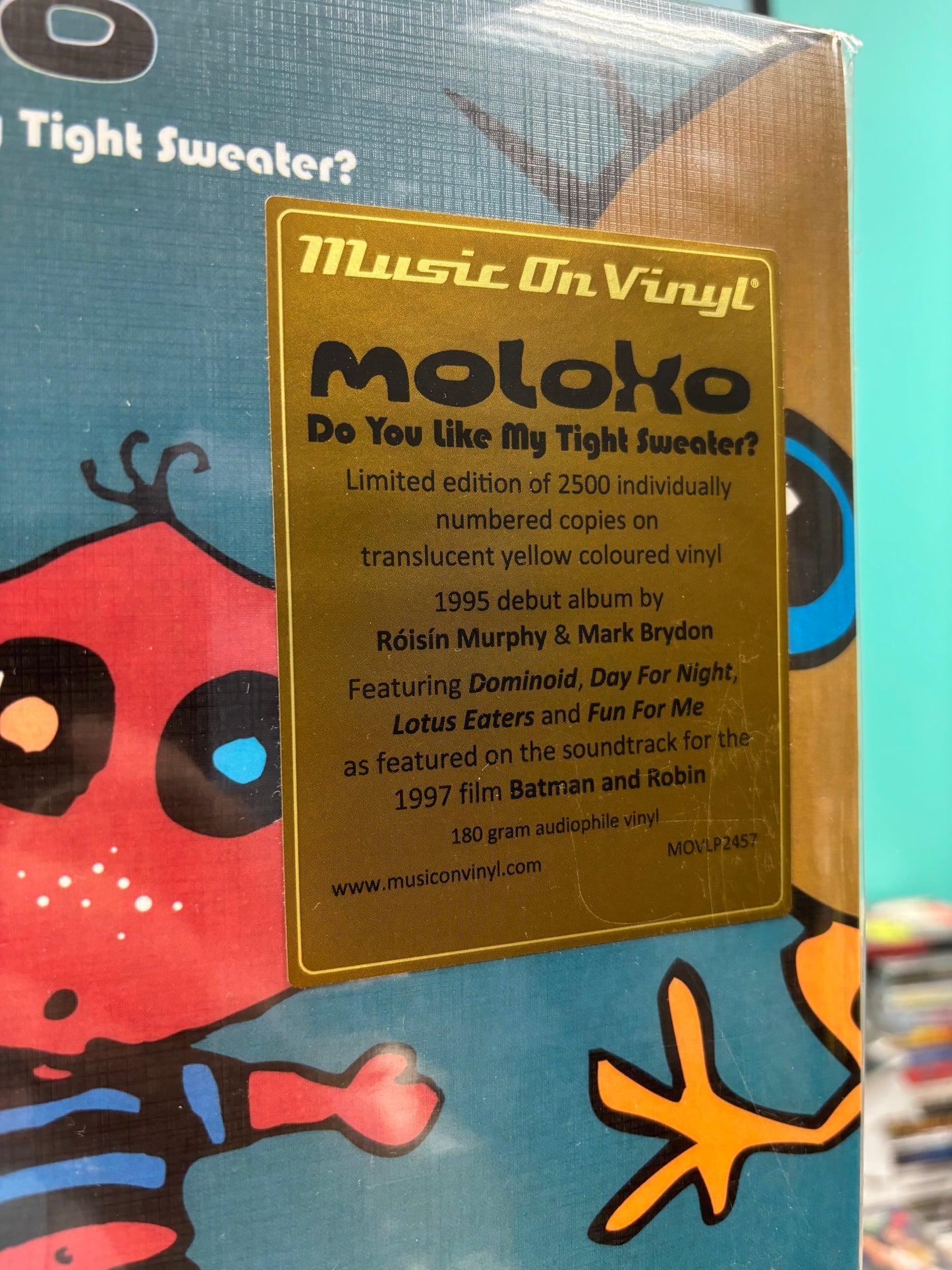 Moloko: Do You like My Tight Sweater?, reissue, 2LP, Limited Edition, Numbered, Translucent Yellow coloured vinyls, Music On Vinyl, BMG, Europe 2023