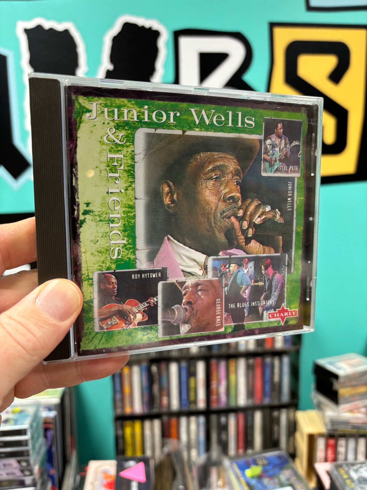 Junior Wells: Junior Wells & Friends, CD, Only pressing, Europe 1999