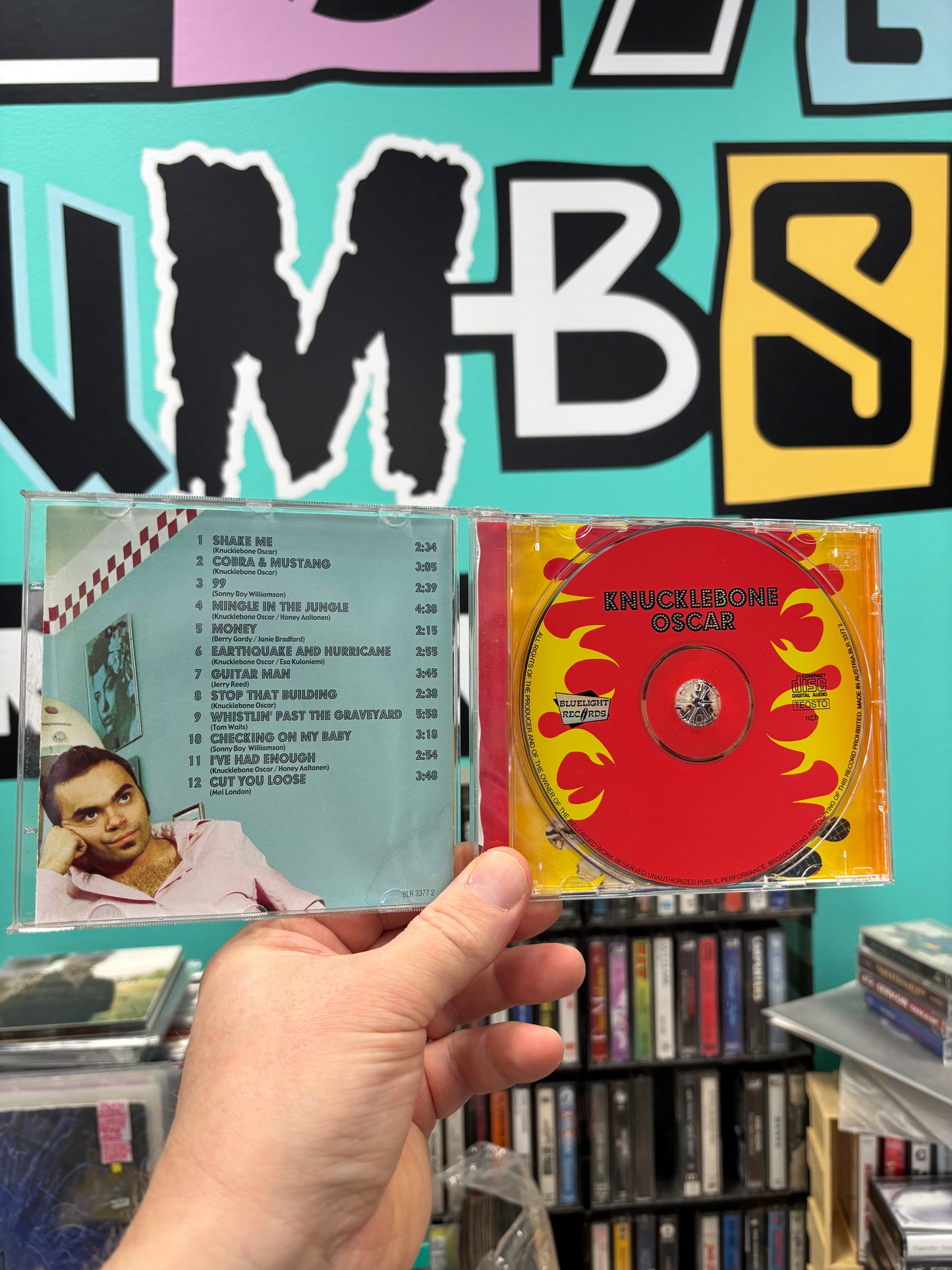 Knucklebone Oscar: Songs From My Heart, CD, Only pressing, Bluelight Records, Finland 2001