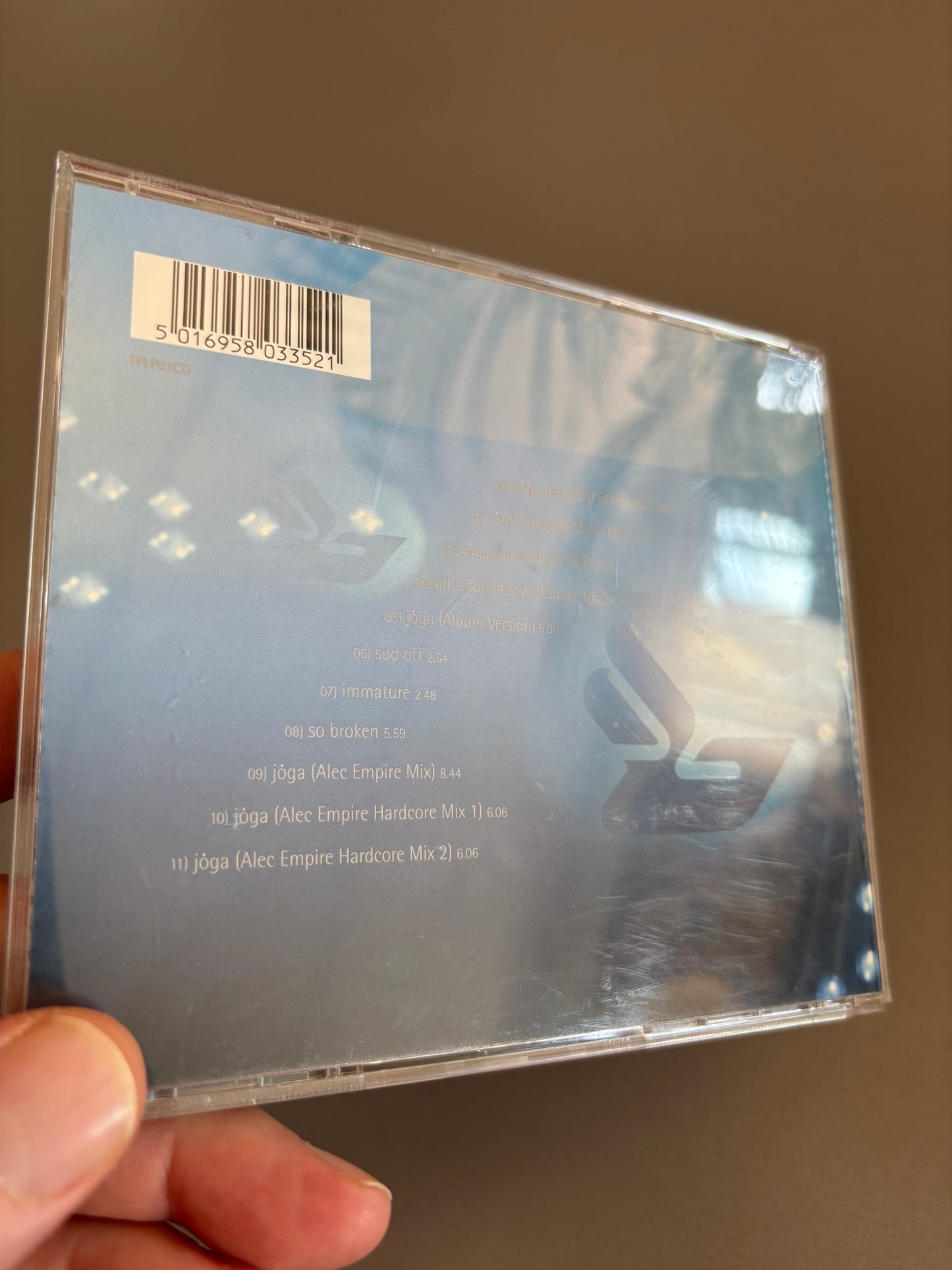 Björk: Jóga, CD maxisingle, repress, One Little Indian, UK year?