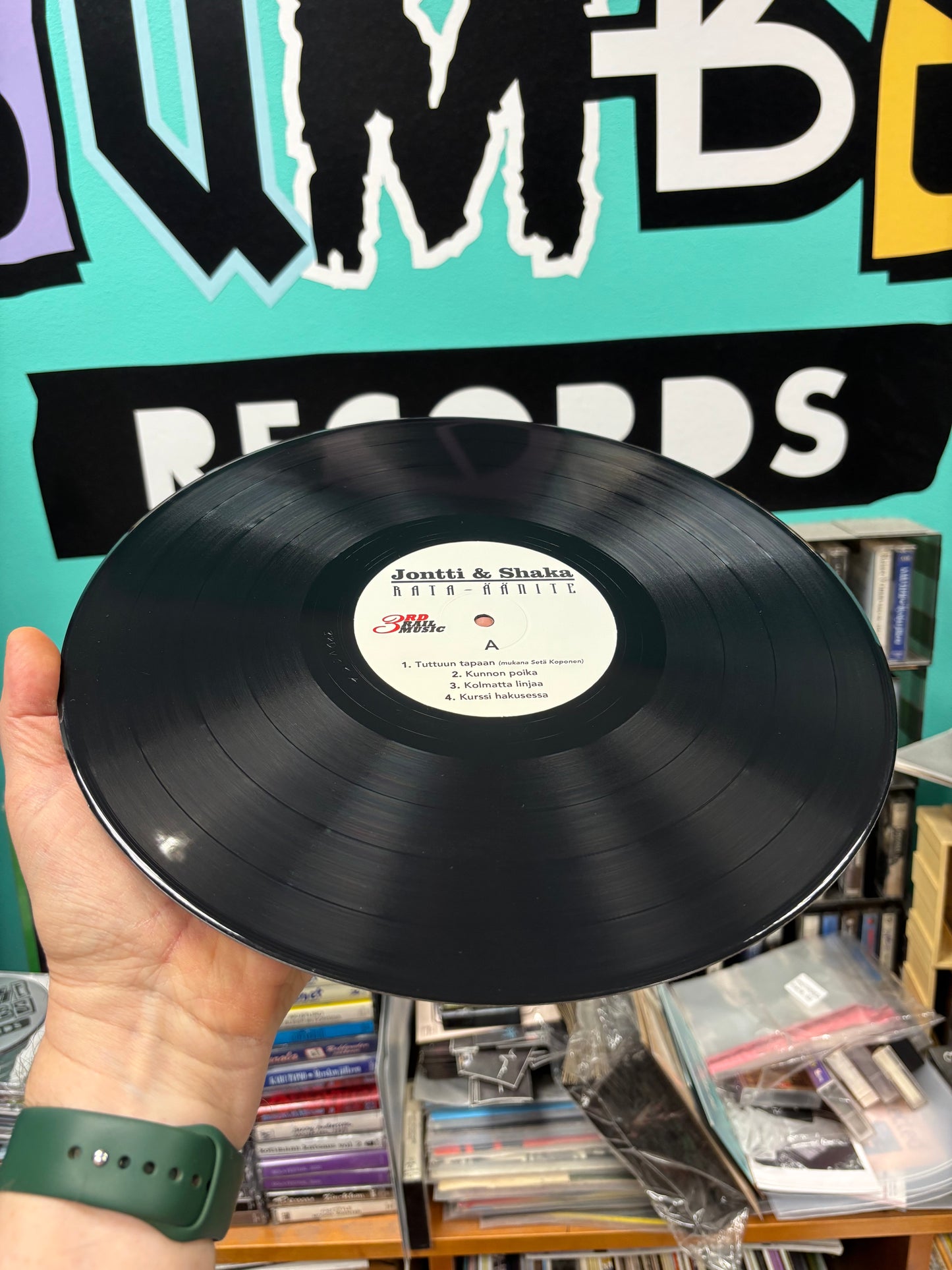 Jontti & Shaka: Rata-Äänite, 2LP, gatefold, reissue, Only vinyl pressing, 3rd Rail Music, Finland 2017