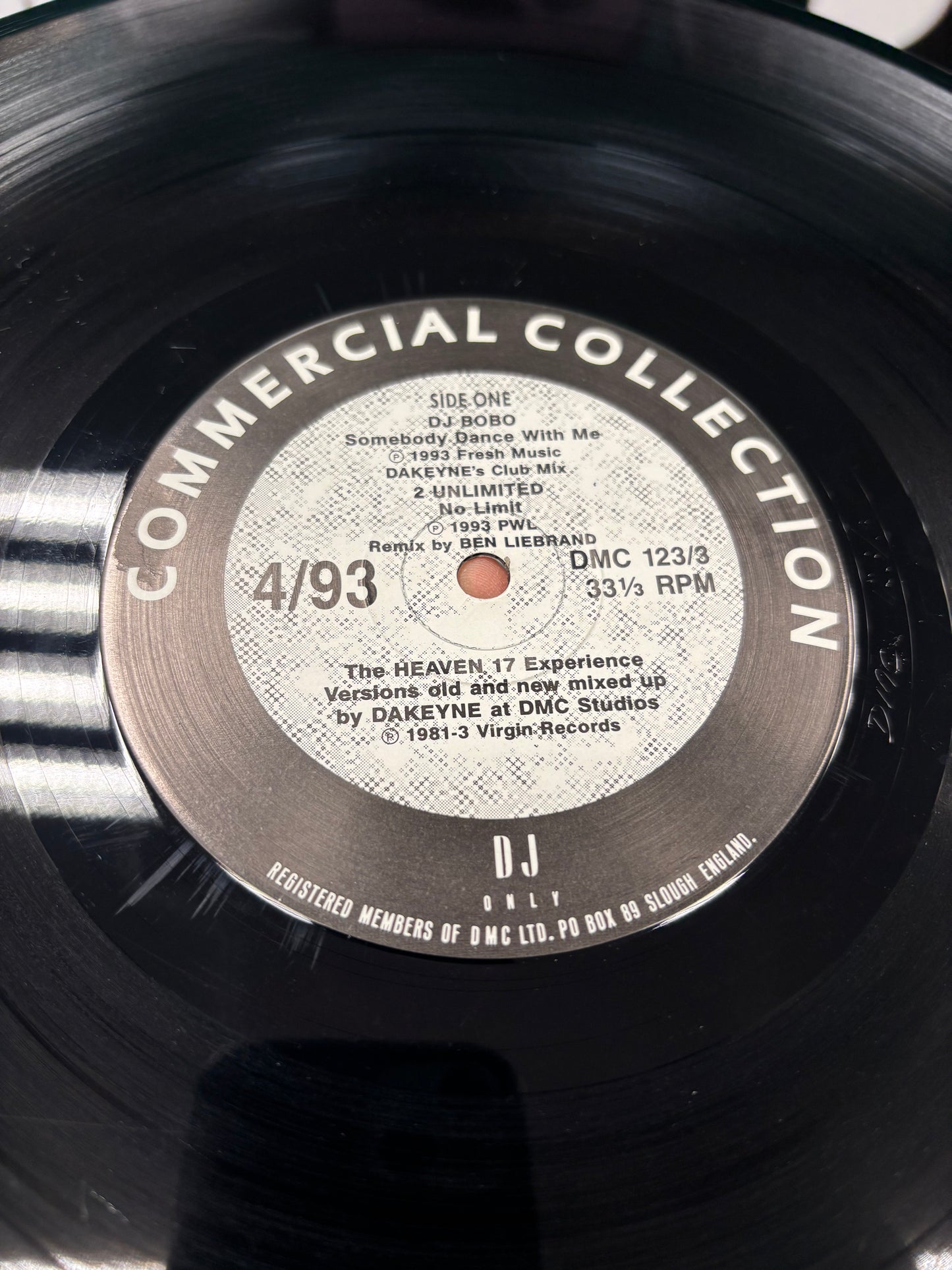 DMC - Commercial Collection 4/93, 12inch, DMC, UK 1993