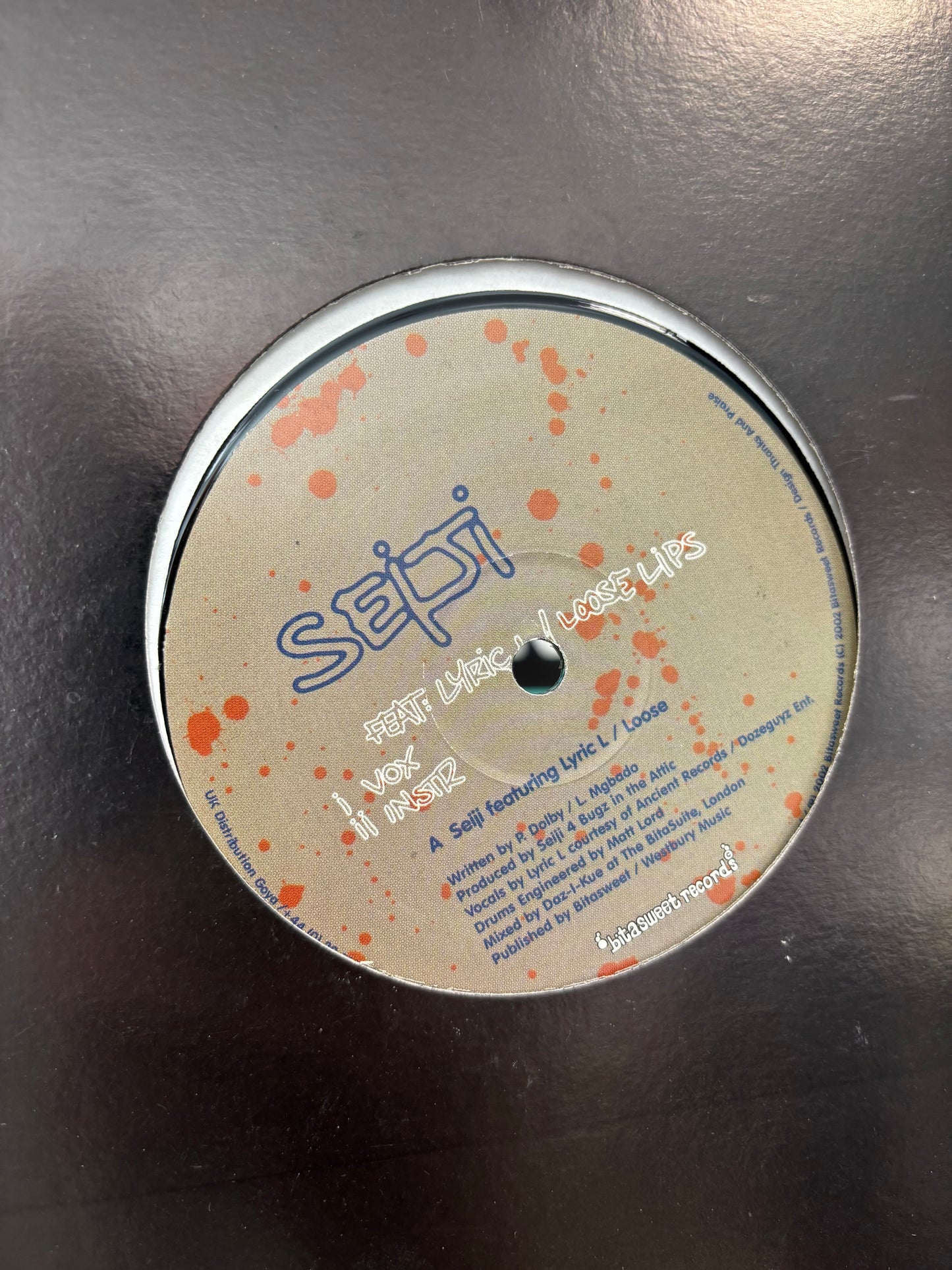 Seiji: Loose Lips, 12inch, Only official pressing, Bitasweet, UK 2002