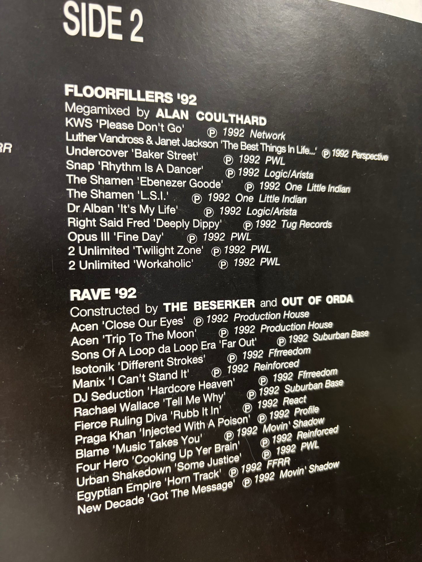 DMC - Commercial Collection 12/92, 12inch, Only pressing, DMC, UK 1992