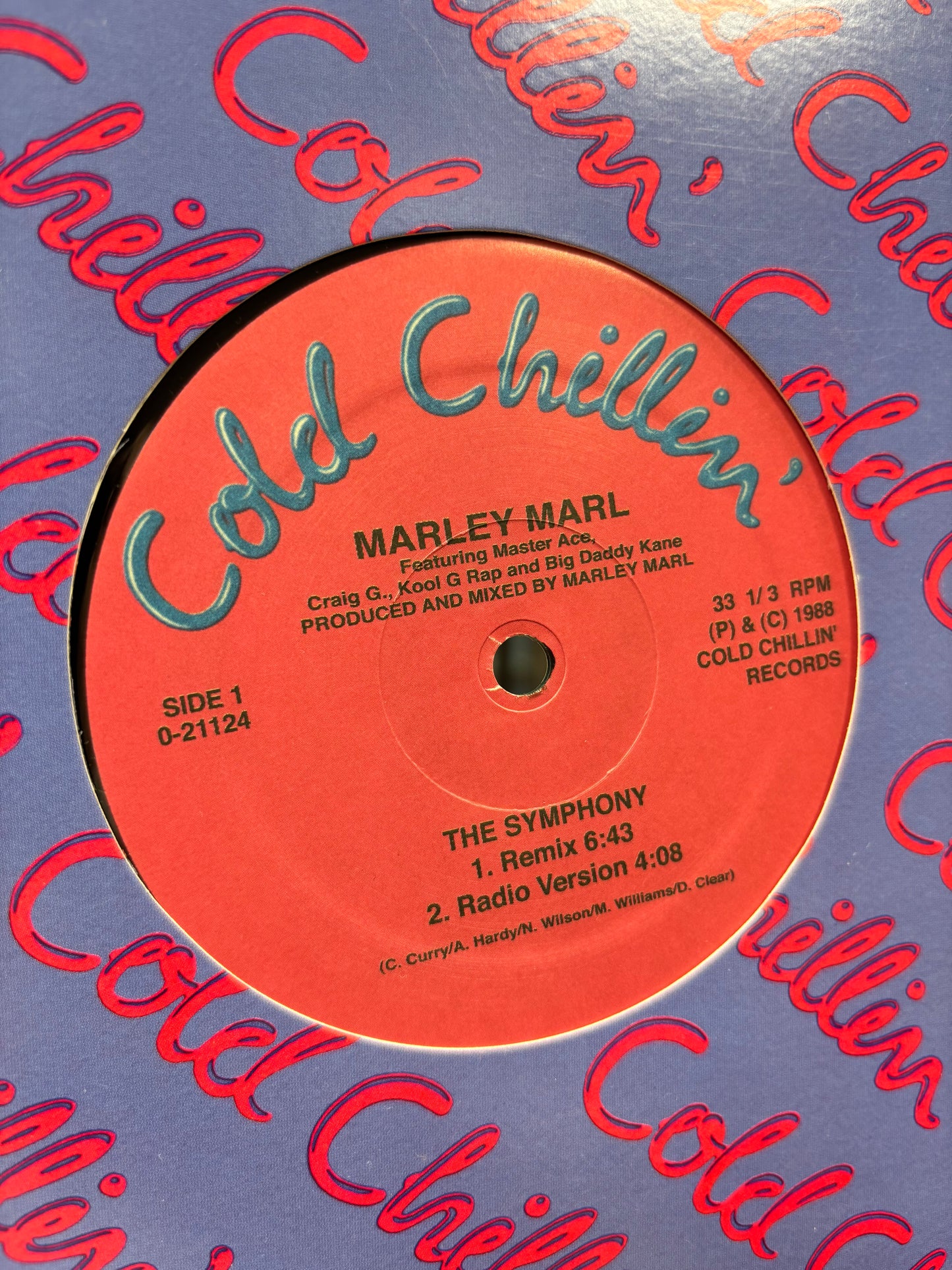 Marley Marl: The Symphony, 12inch, reissue, unofficial, Cold Chillin’, US 2002