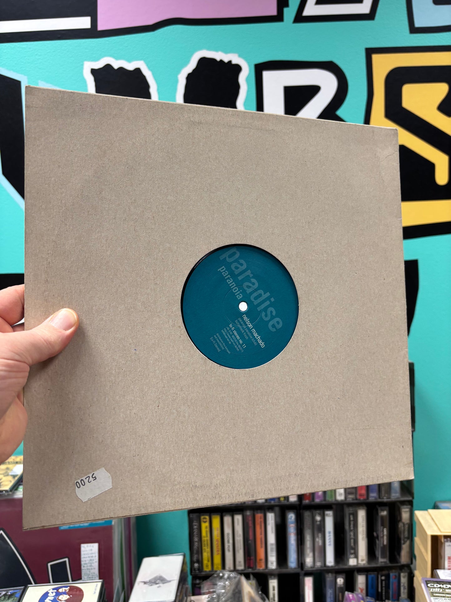 Nelson Machado: Paranoia Paradise, 12inch, Only pressing, Lo-Fi Stereo, Germany 2000