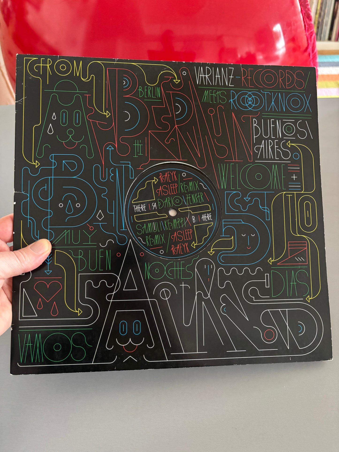 Raeyk: Asleep (Remixes), 12inch, Only pressing, Varianz Records, Germany 2011