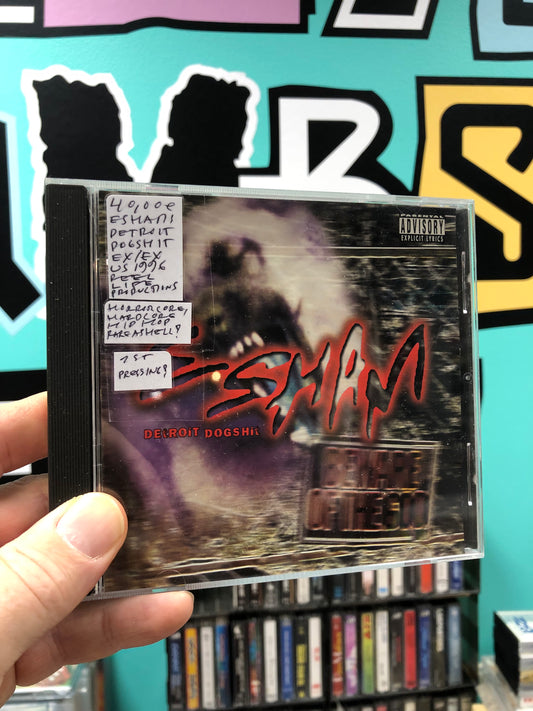 HULLU VARASTOALE -20%‼️‼️‼️Esham: Detroit Dogshit, 1st pressing, US 1996