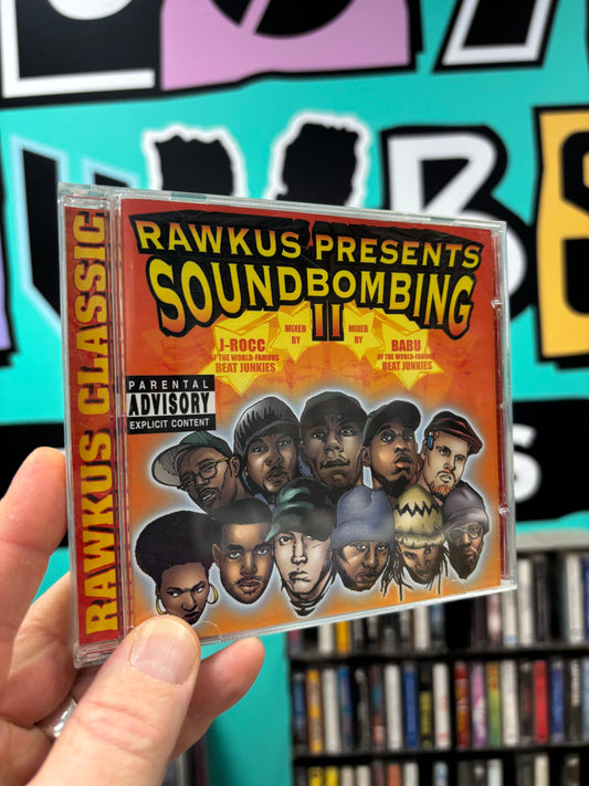 Rawkus Presents Soundbombing II, CD, 1st pressing, Mixed, Rawkus, US 1999