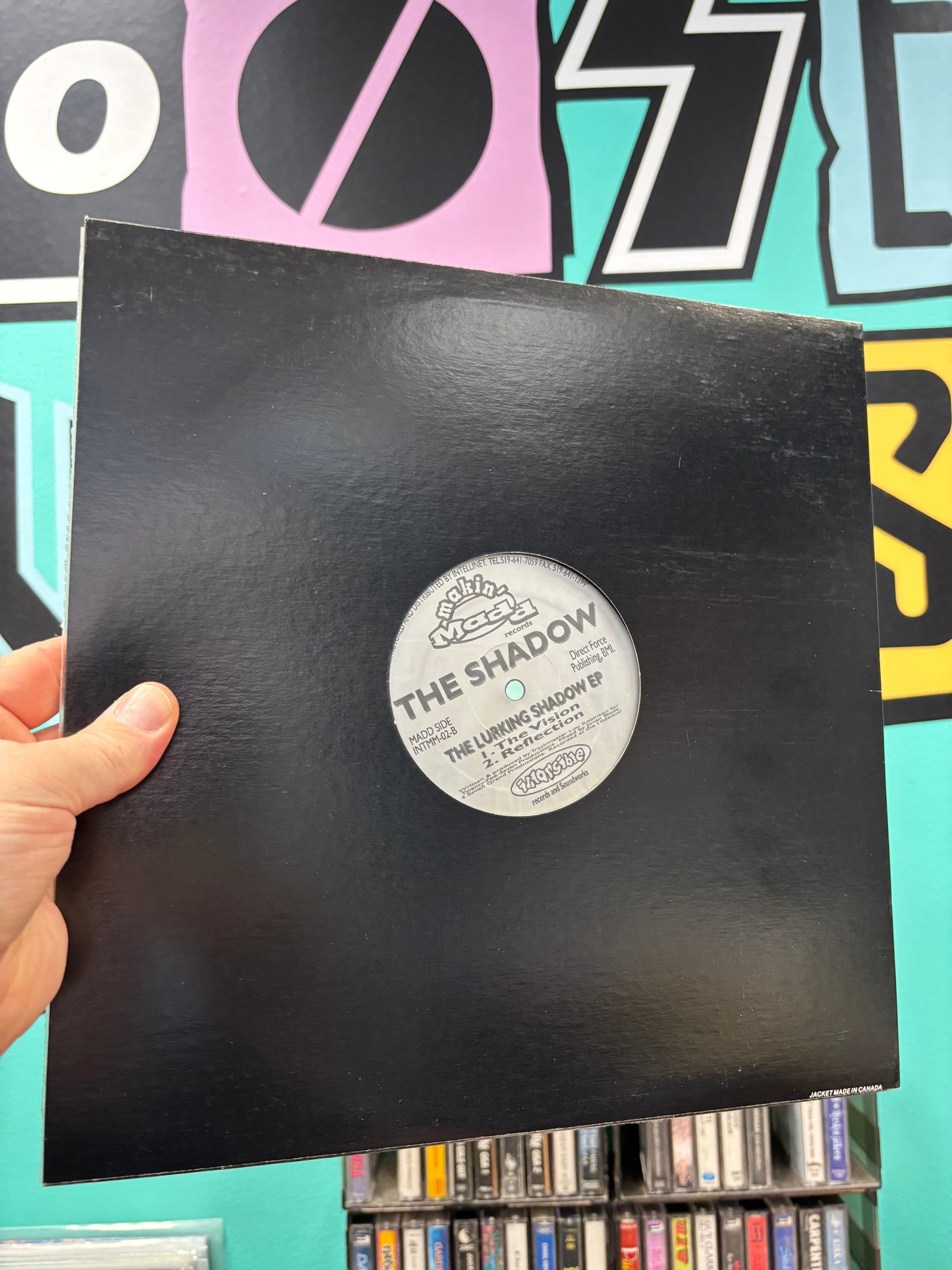 The Shadow: The Lurking Shadow EP, 12inch, 1st pressing, Makin’ Madd Records, US 1995