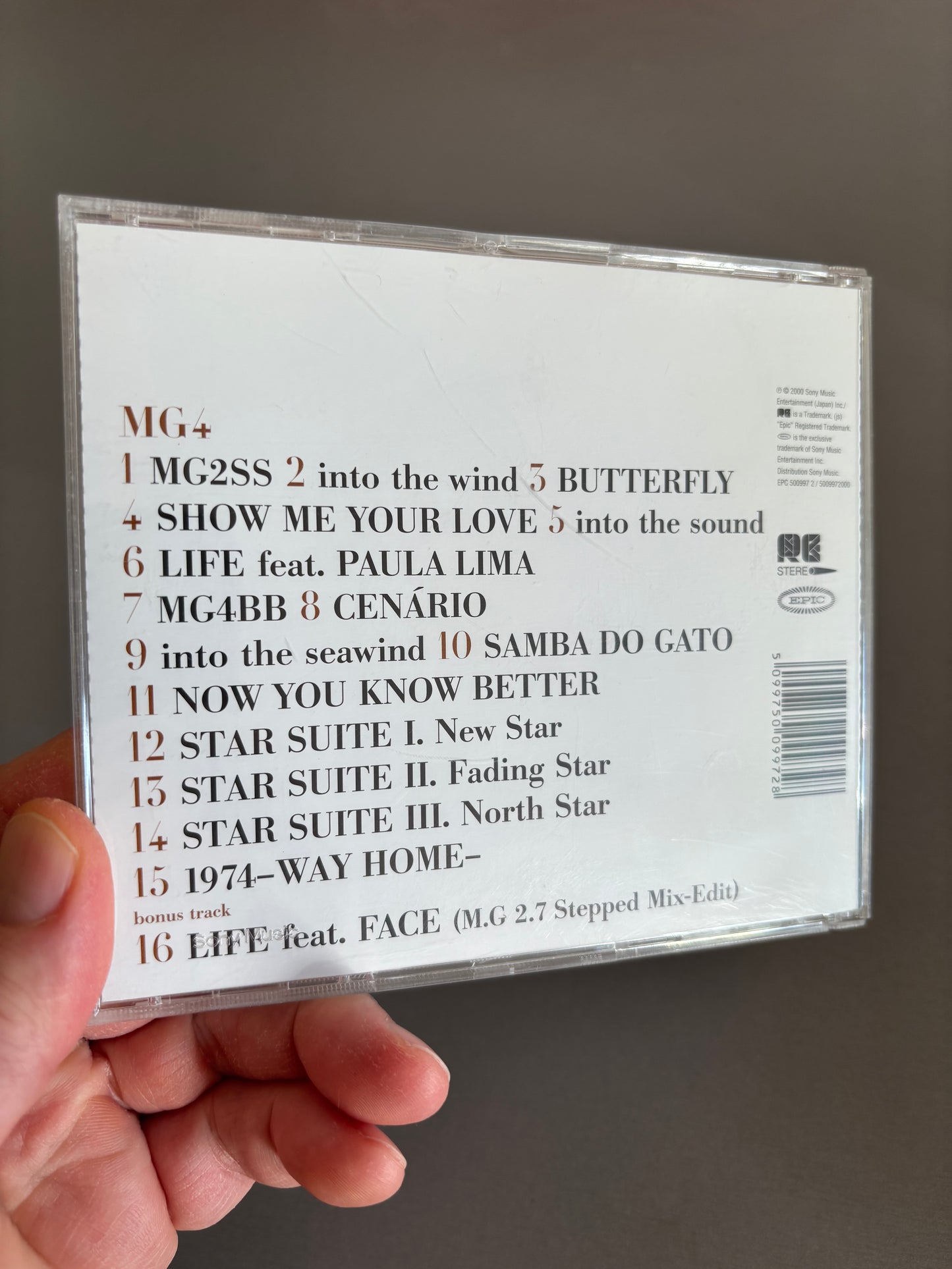 Mondo Grosso: MG4, CD, Epic, Europe 2000