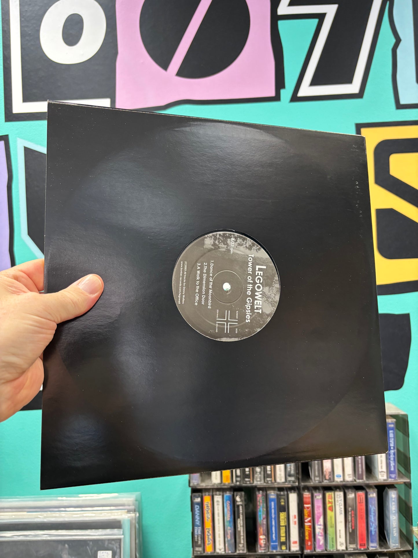 Legowelt: Tower of the Gipsies, 12inch, EP, 1st pressing, Bunker Records, Netherlands 2003