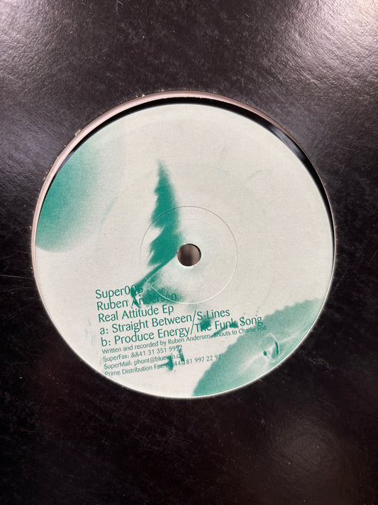 Ruben Andersen: Real Attitude EP, 12inch, Only official pressing, SuperBra, Switzerland 2000