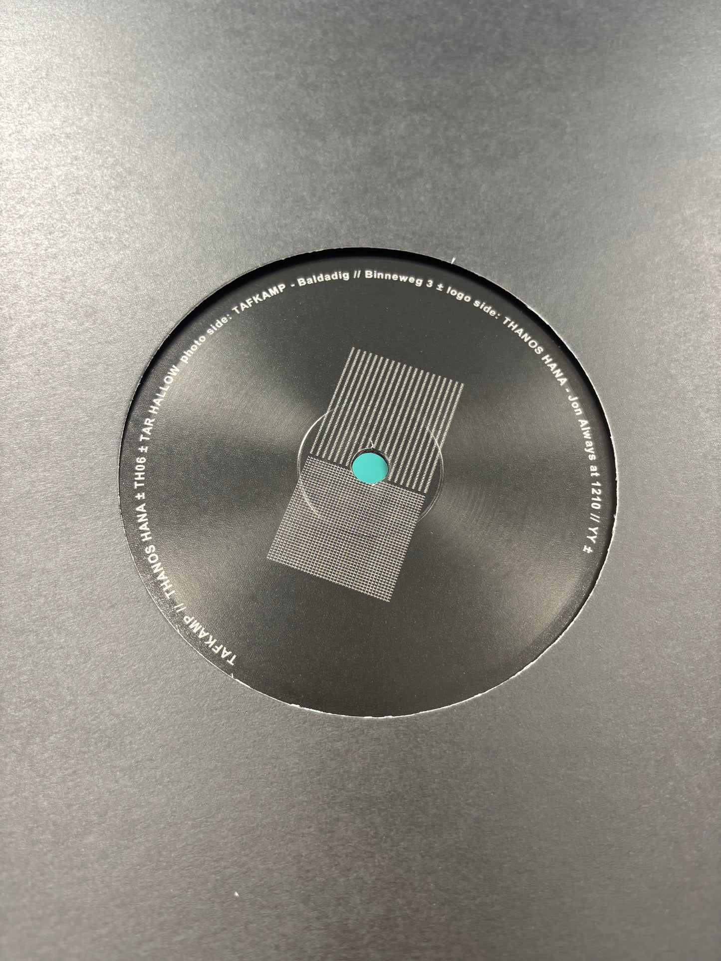 Tafkamp/Thanos Hana: TH06, 12inch, Only pressing, TH Tar Hallow, Netherlands 2017