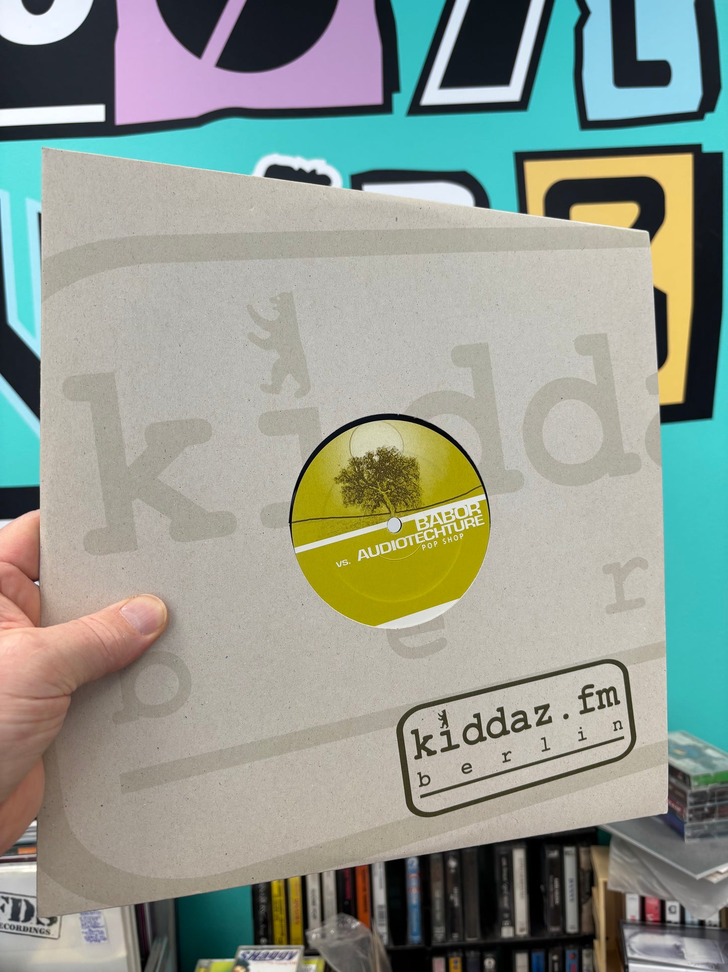 Babor vs. Audiotechture: Pop Shop, 12inch, Only pressing, Kiddaz.fm, Germany 2002