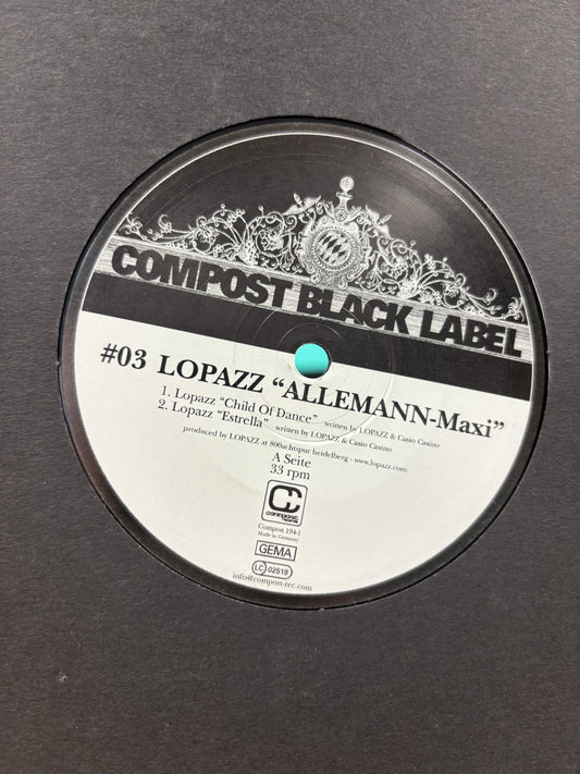 Lopazz: Allemann-Maxi, 12inch, Only pressing, Compost Black Label, Compost Records, Germany 2005