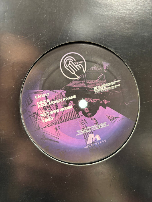 Ginz & Kool Money Kwame: Wet Wipe Riddim, 12inch, Only pressing, Earwax, UK 2010