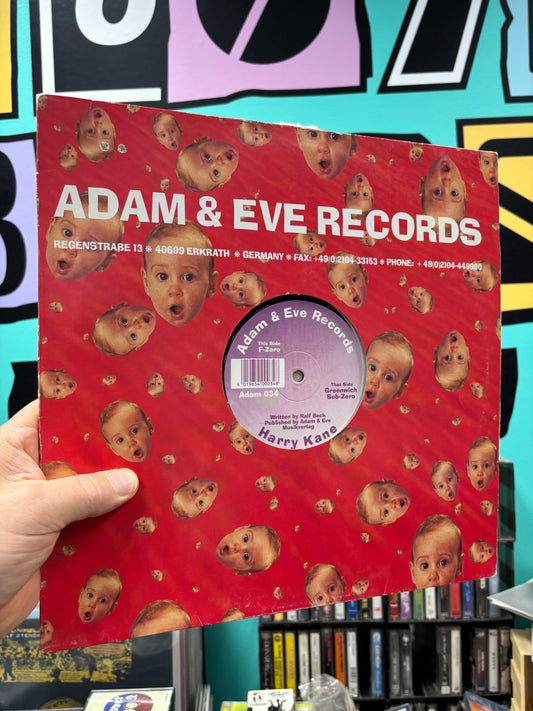 Harry Kane: F-Zero, 12inch, 1st pressing, Only vinyl pressing, Adam & Eve Records, Germany 1995