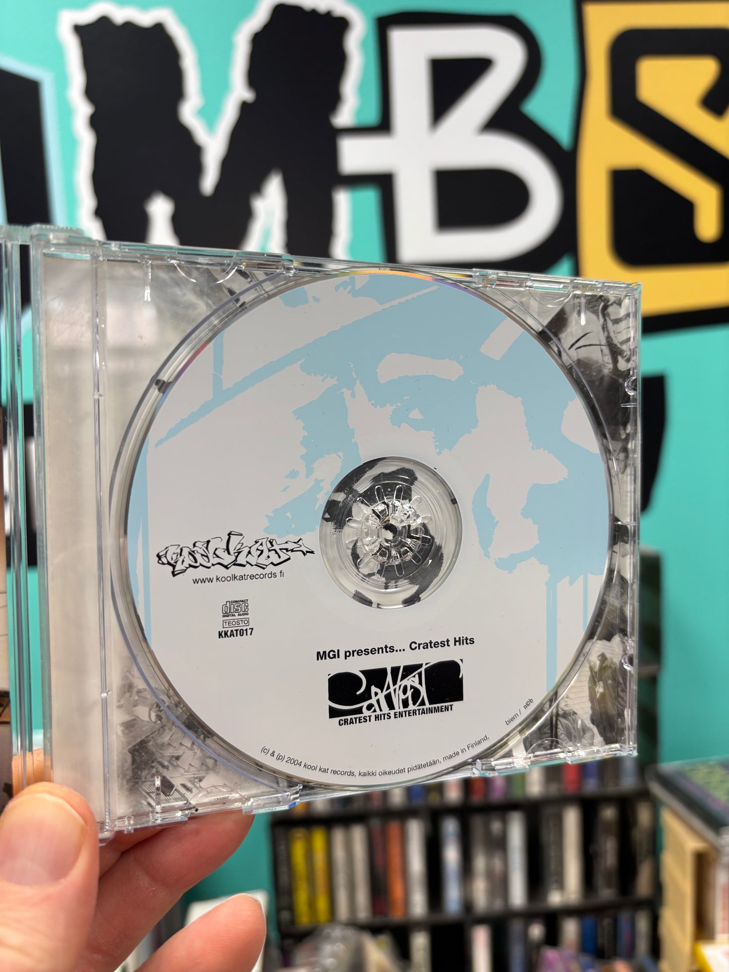 MGI Presents…Cratest Hits, CD, Only pressing, Kool Kat Records, Finland 2004