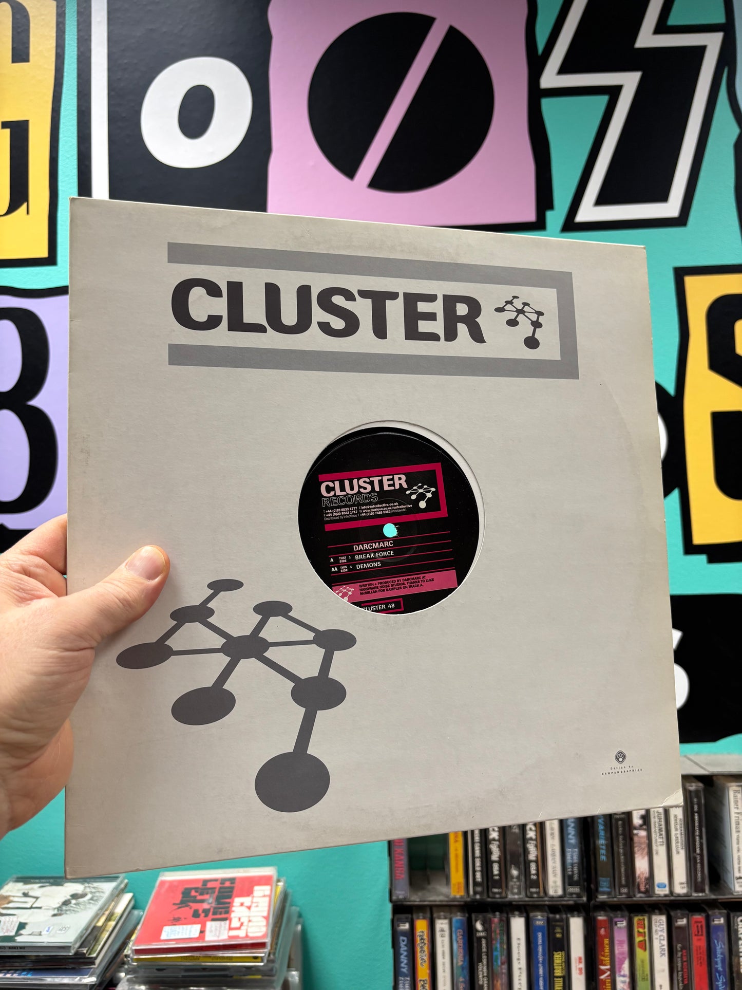 DarcMarc: Break Force/Demons, 12inch, Only pressing, Cluster Records, UK 2002