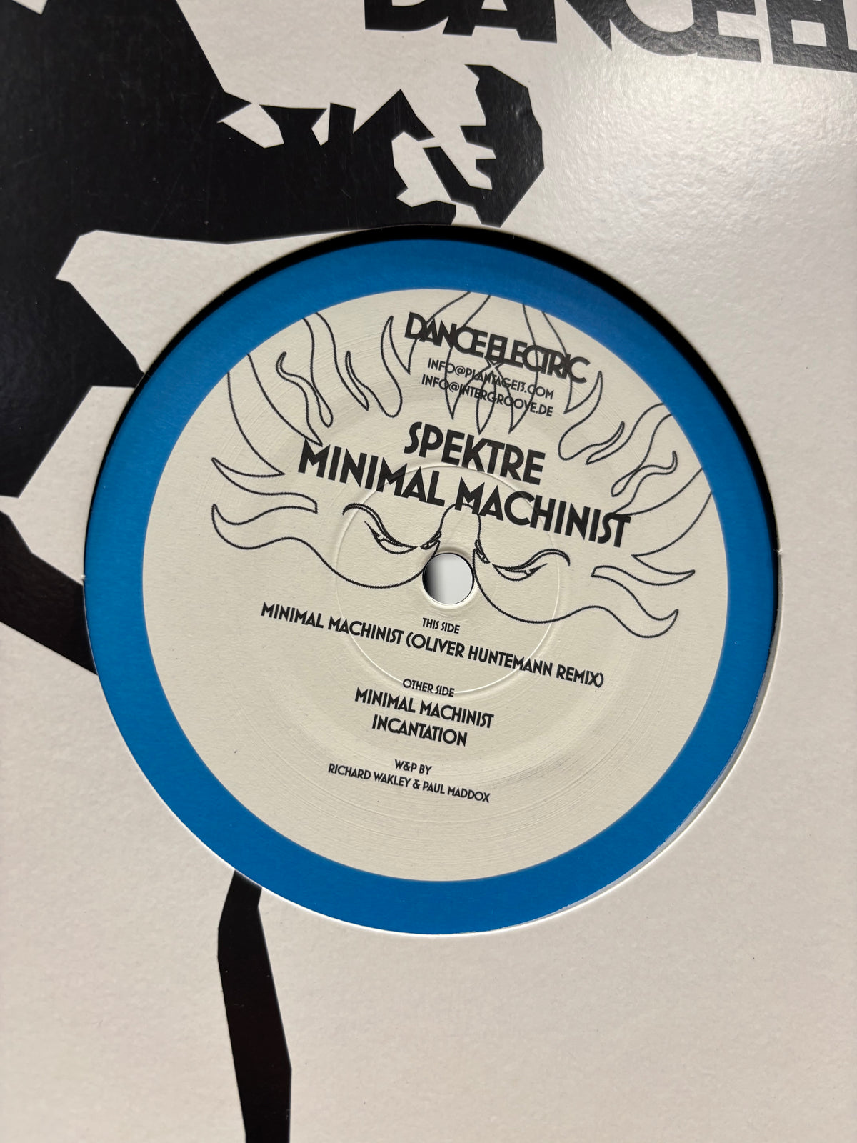 Spektre: Minimal Machinist, 12inch, Only official pressing, Dance Electric, Germany 2006