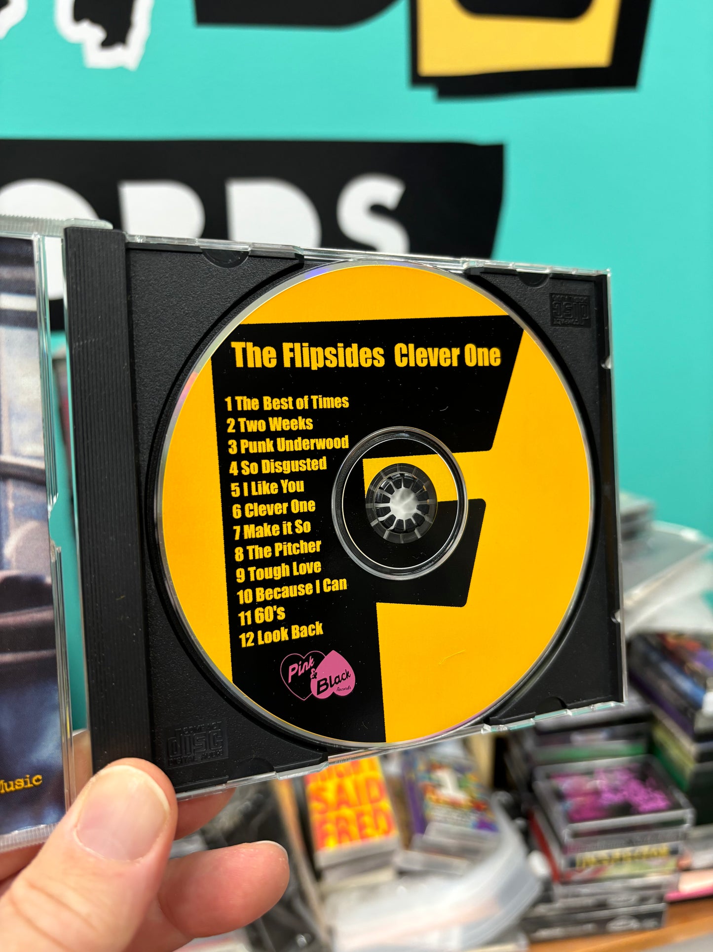 The Flipsides: Clever One, CD, Only CD pressing, Pink & Black Records, US 2002