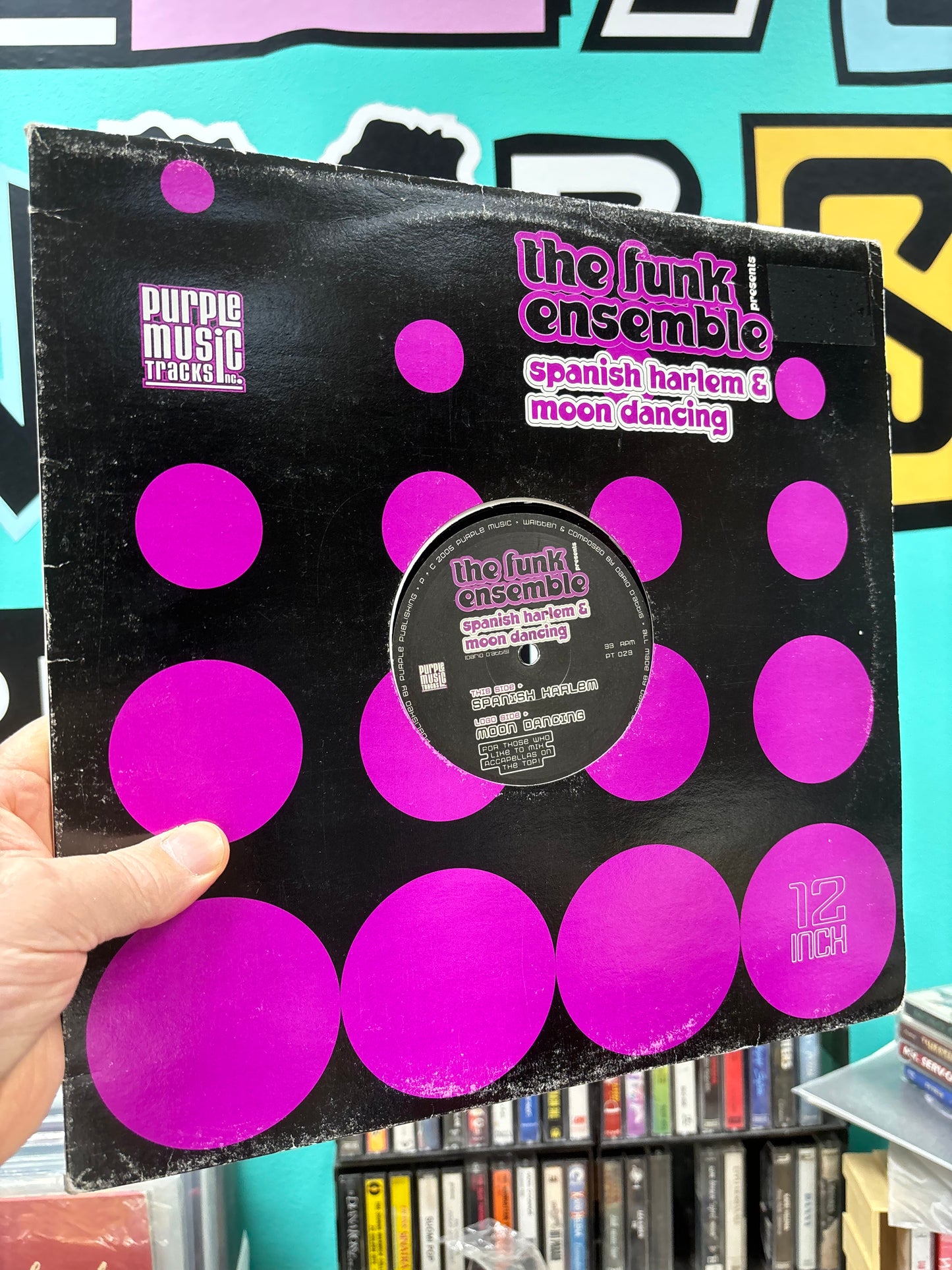 The Funk Ensemble: Spanish Harlem/Moon Dancing, 12inch, Only official pressing, Purple Tracks, Switzerland 2005