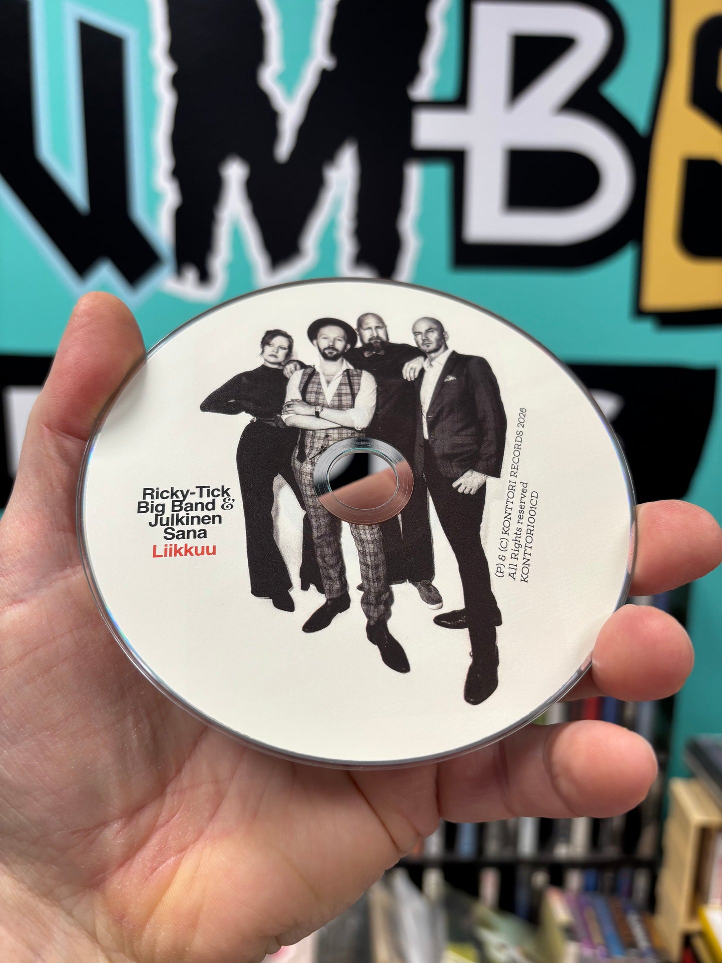 Ricky-Tick Big Band & Julkinen Sana: Liikkuu, CD, Konttori Records, Finland 2026