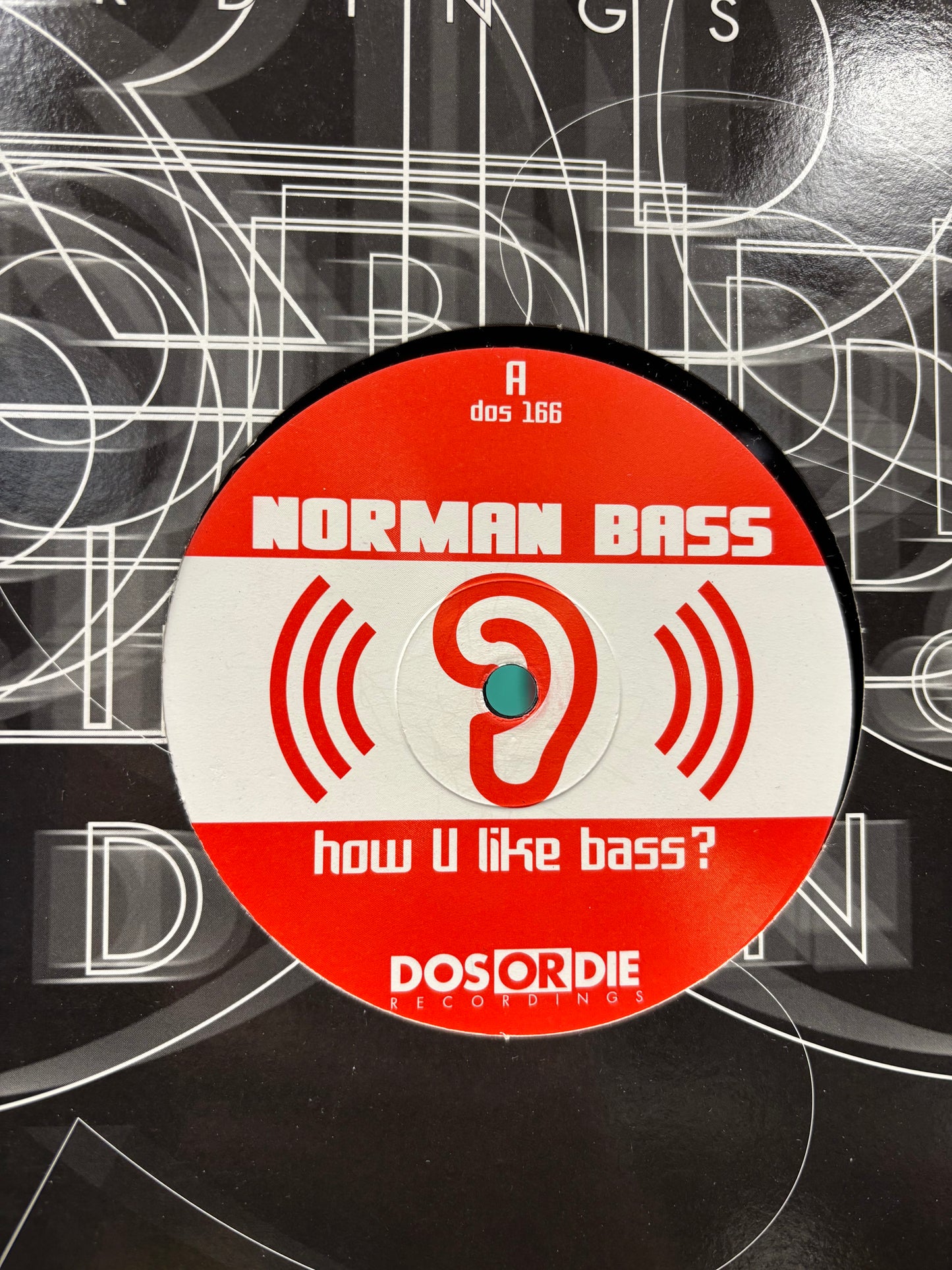 Norman Bass: How U Like Bass?, 12inch, 1st pressing, Dos Or Die Recordings, Germany 2001