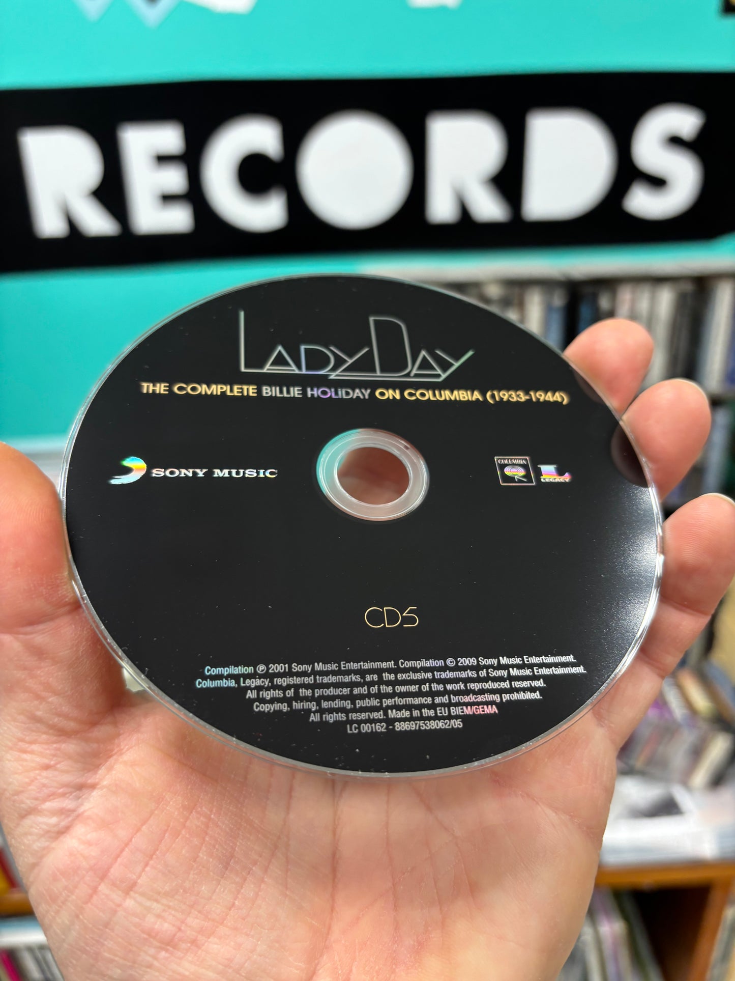 Billie Holiday: Lady Day - The Complete Billie Holiday On Columbia 1933-1944, reissue, remastered, Box Set, 10CD & book, Legacy, Sony Music, Columbia, Europe 2009