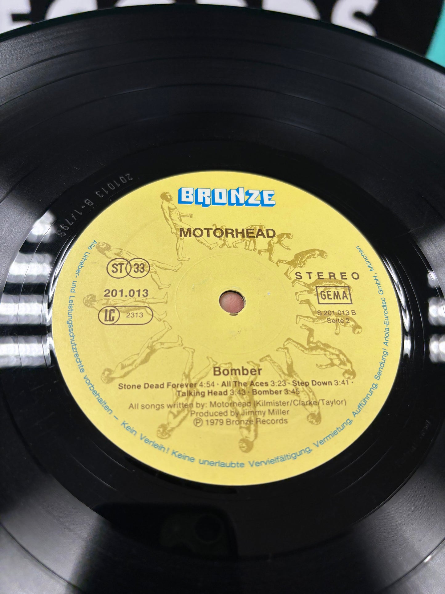 Motörhead: Bomber, LP, 1st pressing Germany, Bronze, Germany 1979