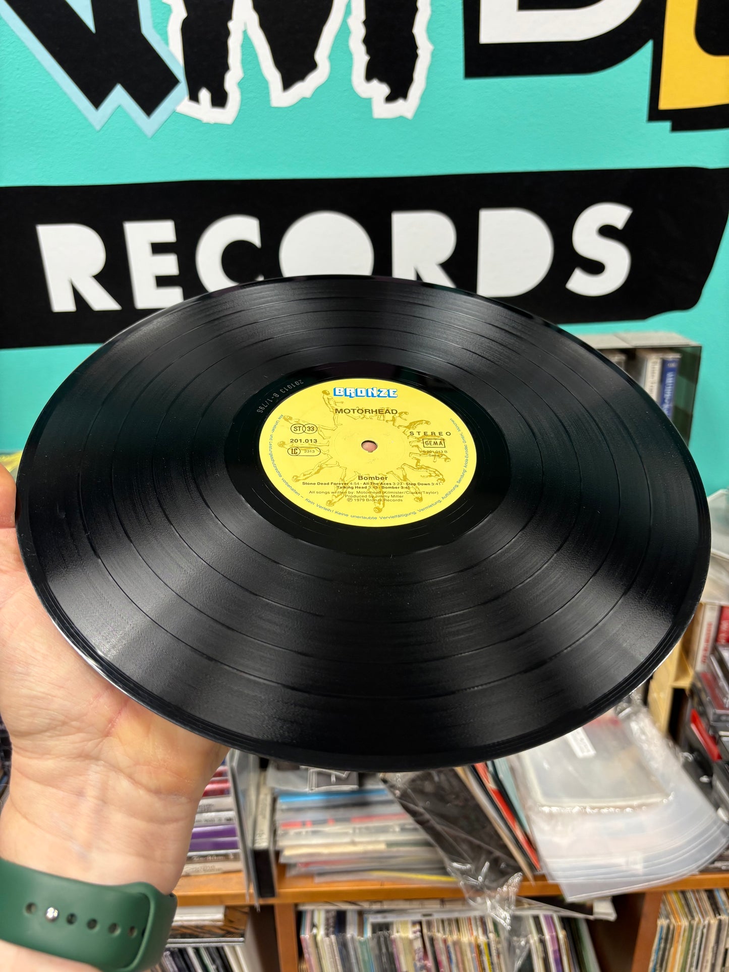 Motörhead: Bomber, LP, 1st pressing Germany, Bronze, Germany 1979