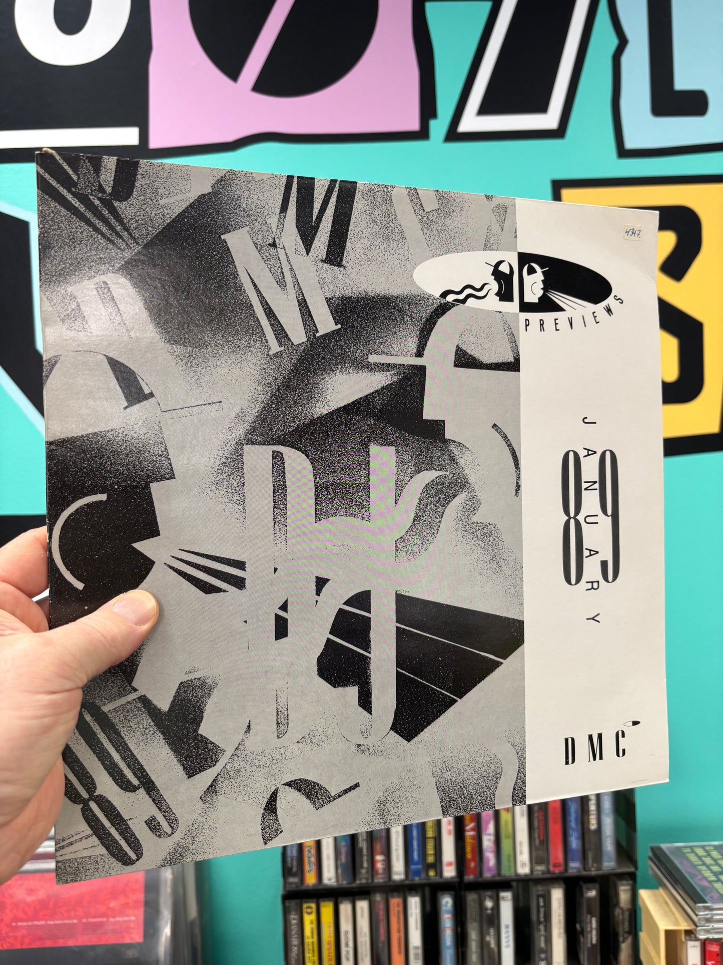 DMC - Previews - January 89, 12inch, Only pressing, DMC, UK 1989