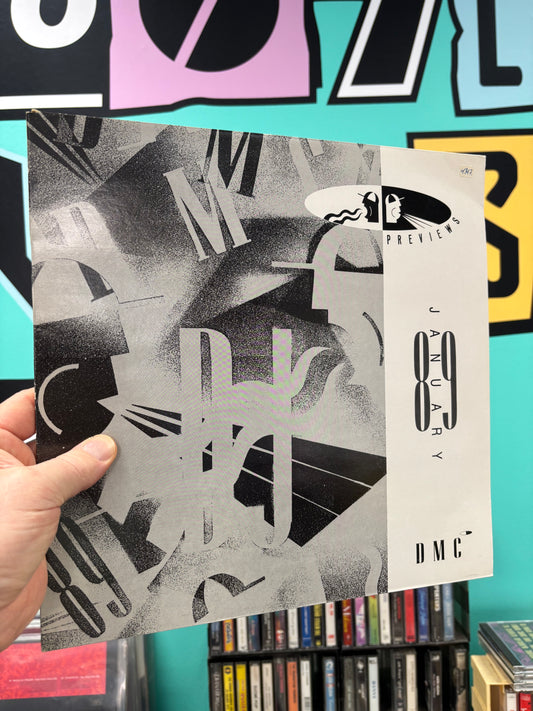 DMC - Previews - January 89, 12inch, Only pressing, DMC, UK 1989