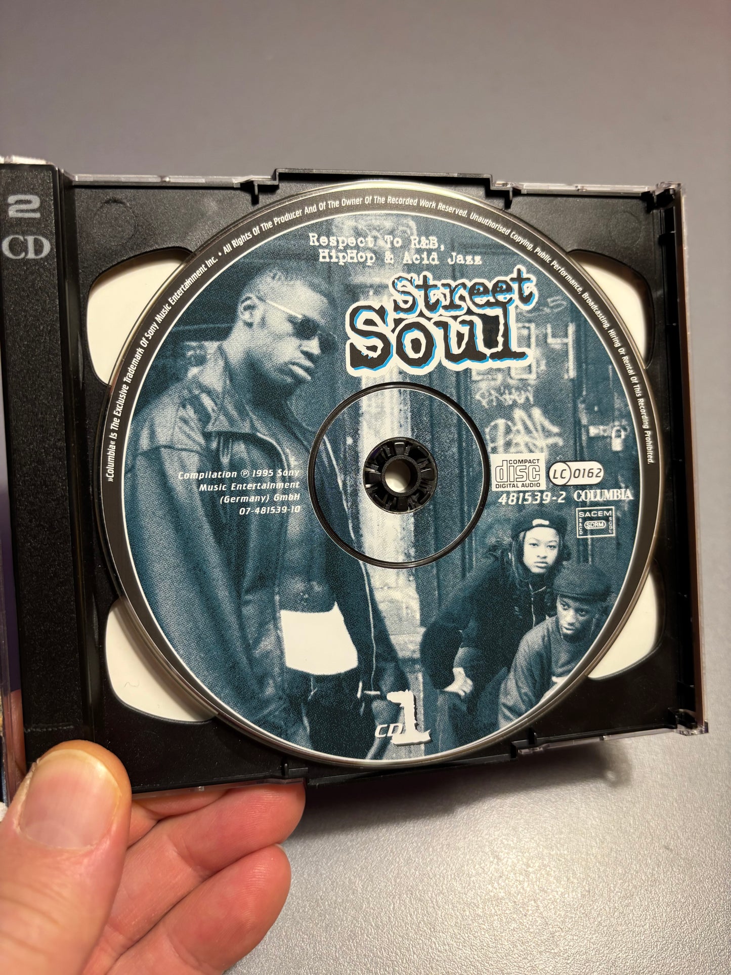 Street Soul, 2CD, Only pressing, Compilation, Columbia, Germany, Austria & Switzerland 1995